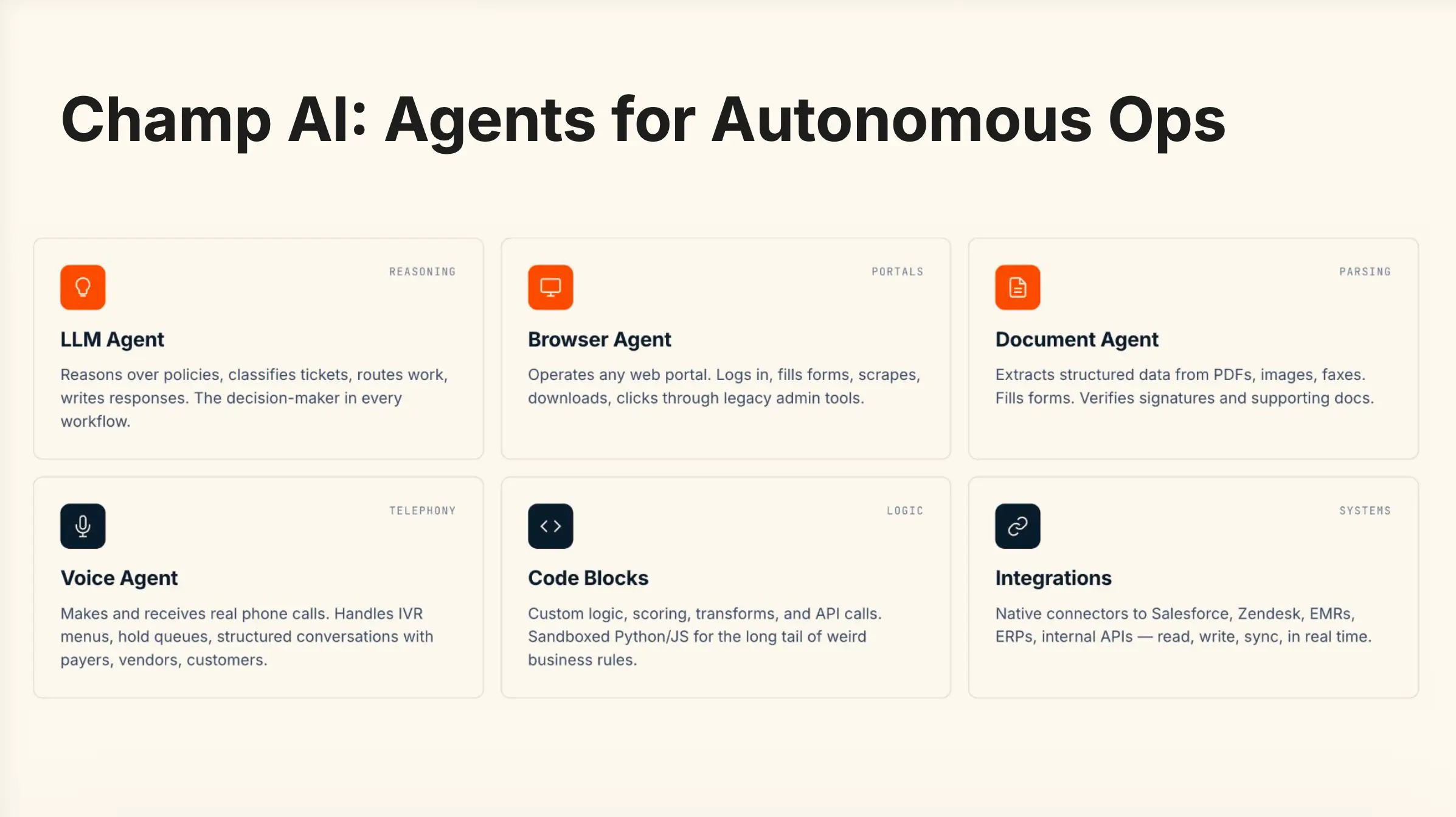 Champ AI pitch deck