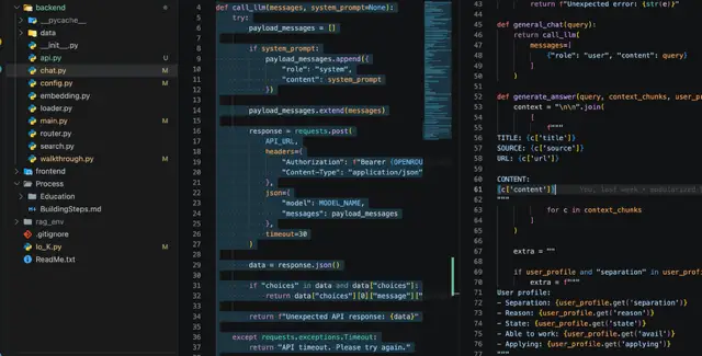 Screen shot ofcode
