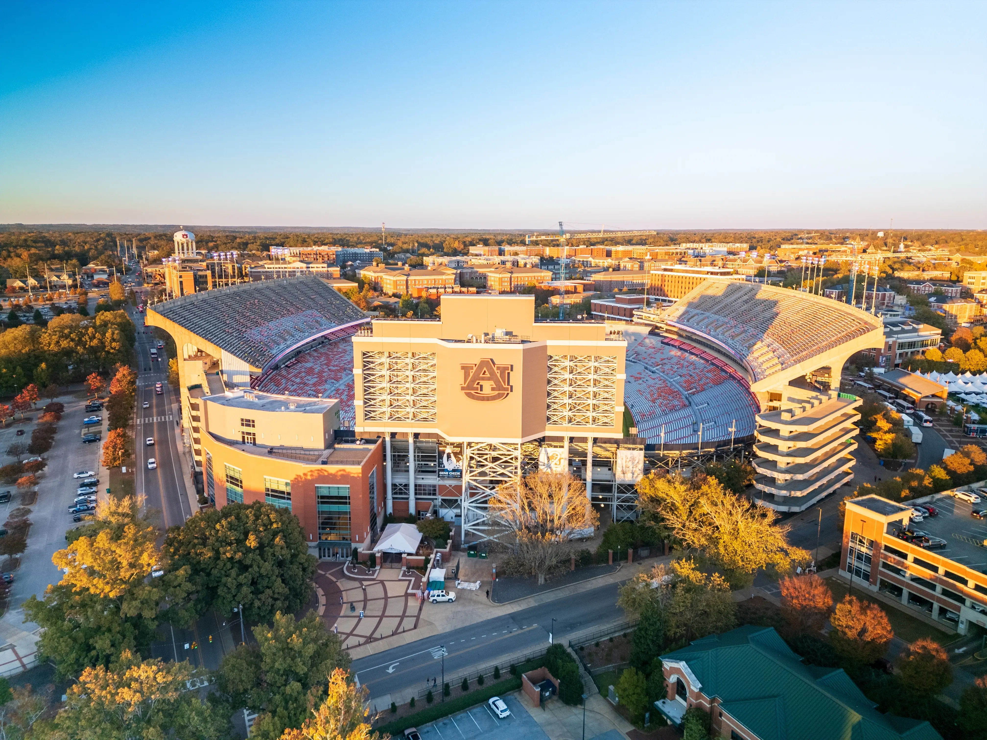 Auburn, AL - November 22, 2024: Jordan-Hare Stadium is home of the Auburn University football team