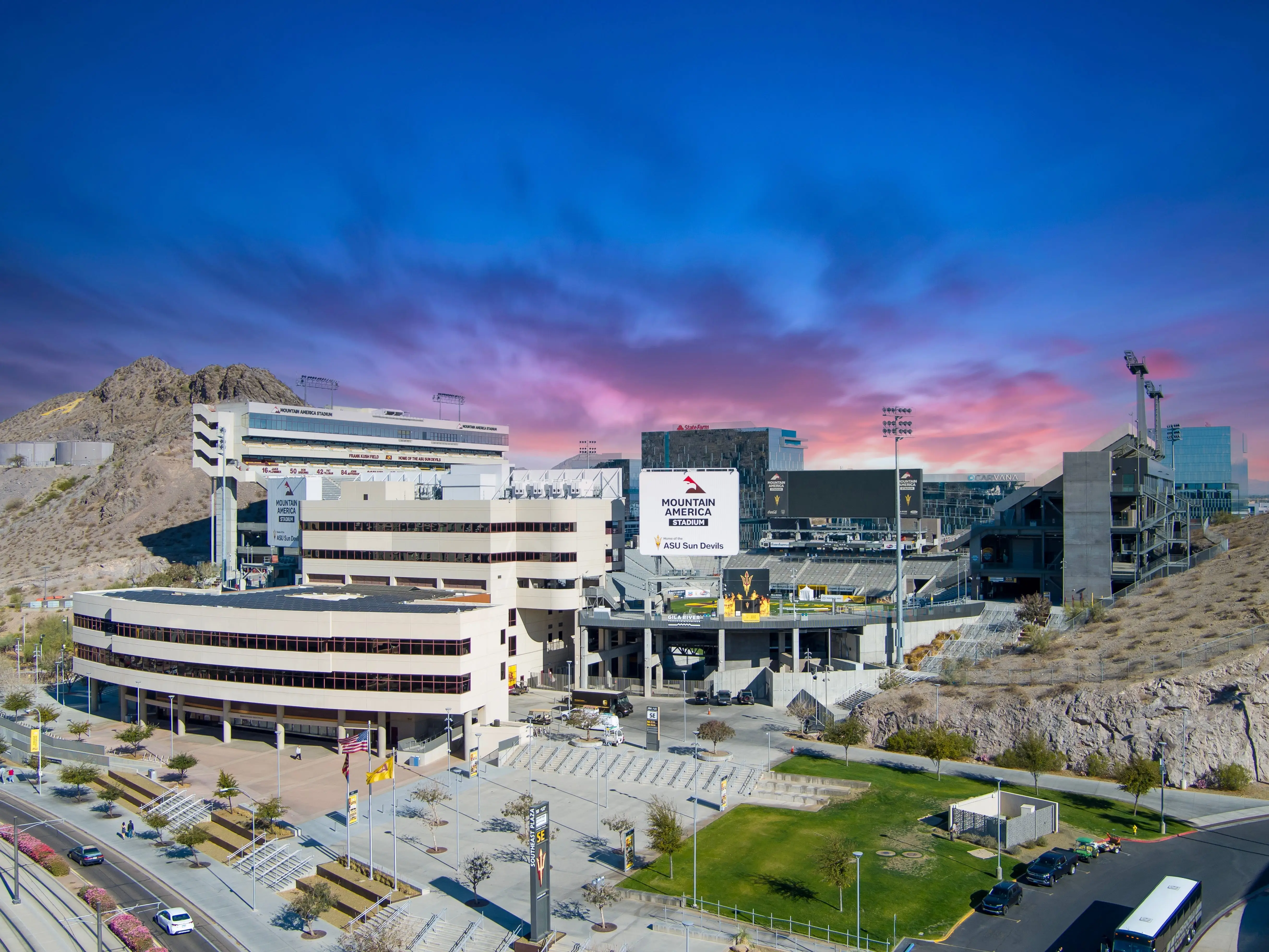 Tempe Arizona USA - 2 3 2025: Mountain America Stadium an outdoor college football stadium located on the campus of Arizona State University in Tempe Arizona USA