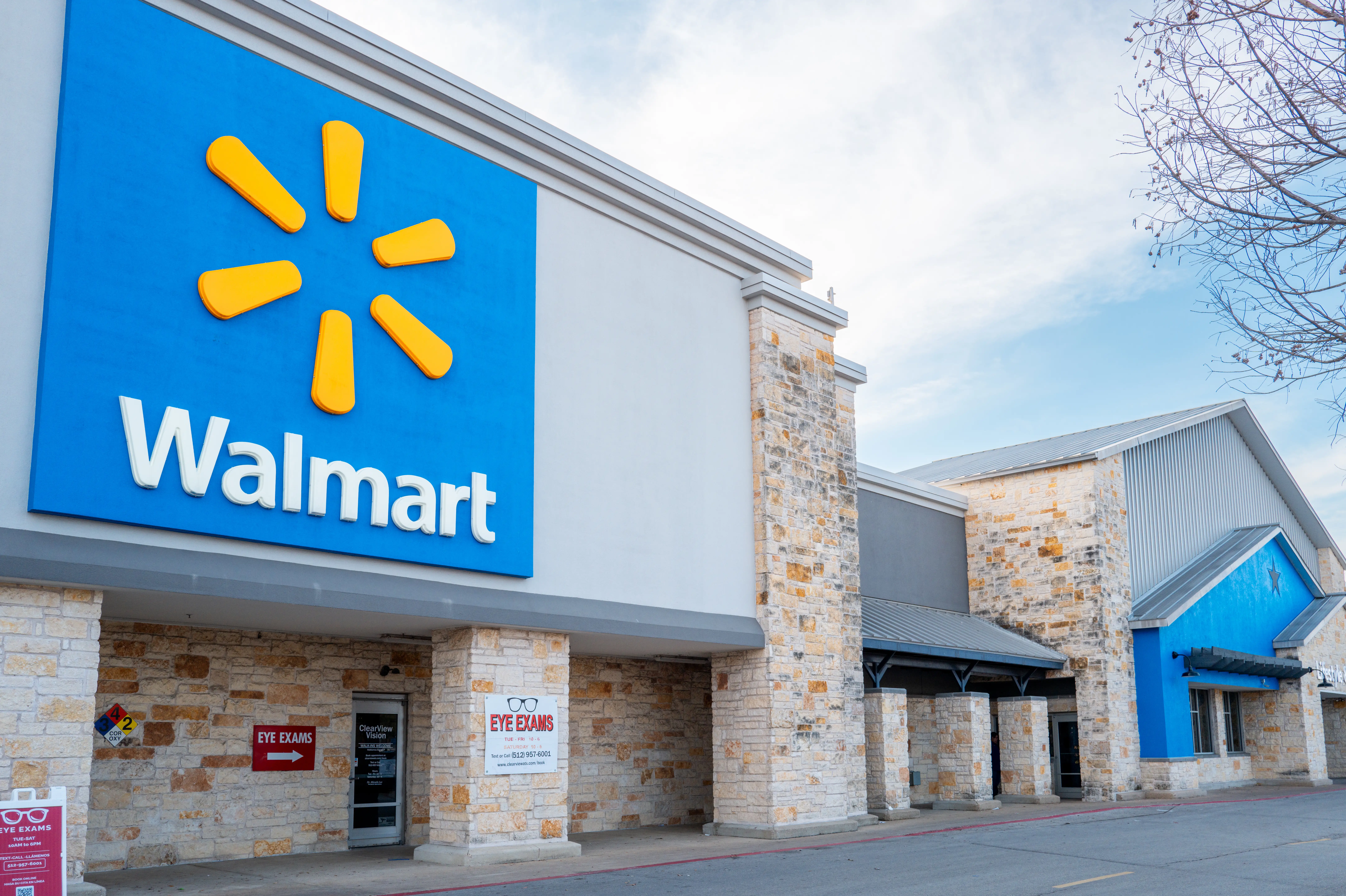 Walmart storefront