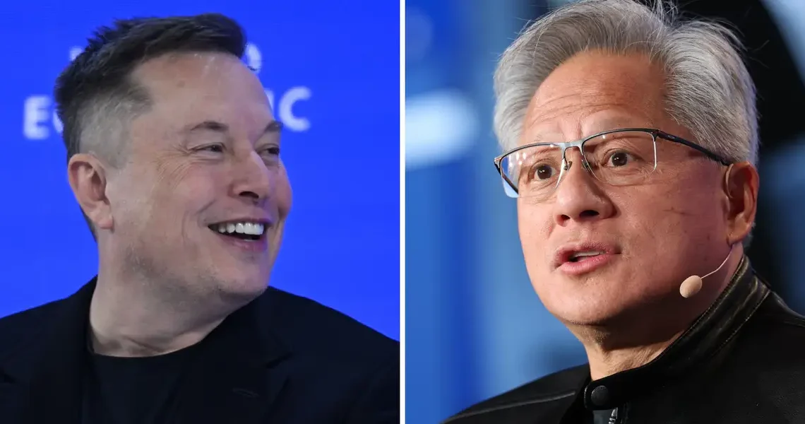 Trump and Elon Musk picked Jensen Huang up in Alaska on their Air Force One trip to China
