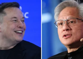 Trump and Elon Musk picked Jensen Huang up in Alaska on their Air Force One trip to China