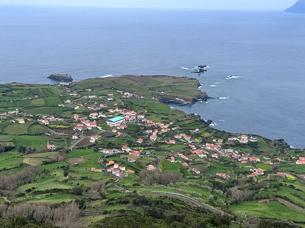 View from a miradouro on Flores in the Azores