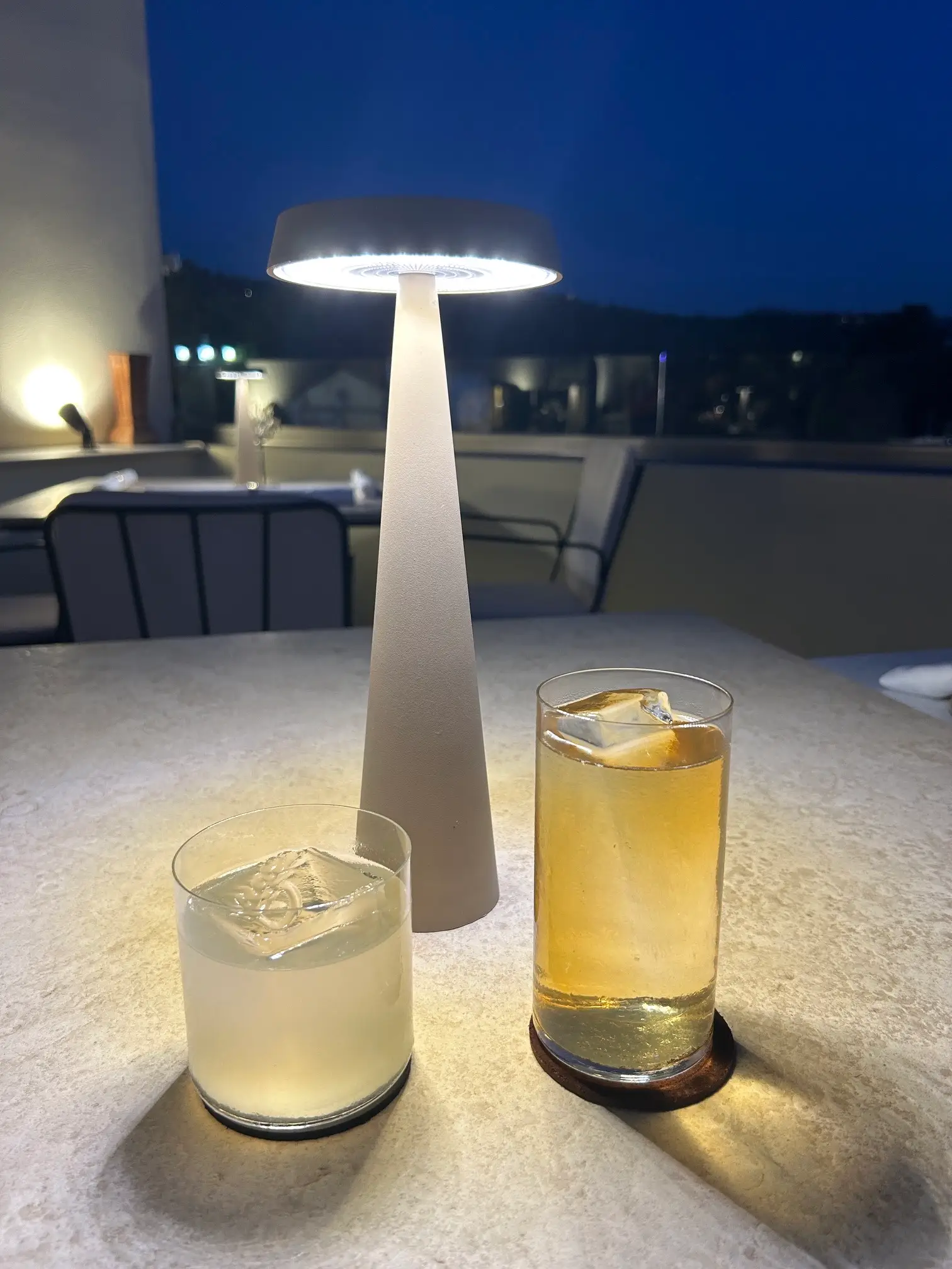 Cocktails on the rooftop of Makris Athens