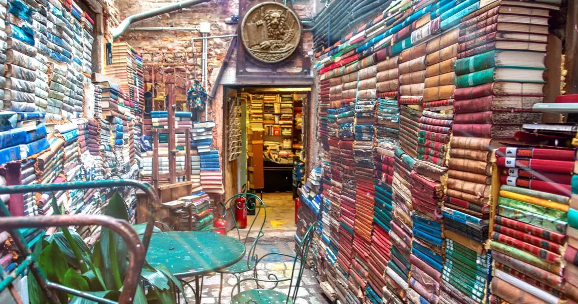 Inside 14 of the most unique bookstores around the world, from boats to bank vaults