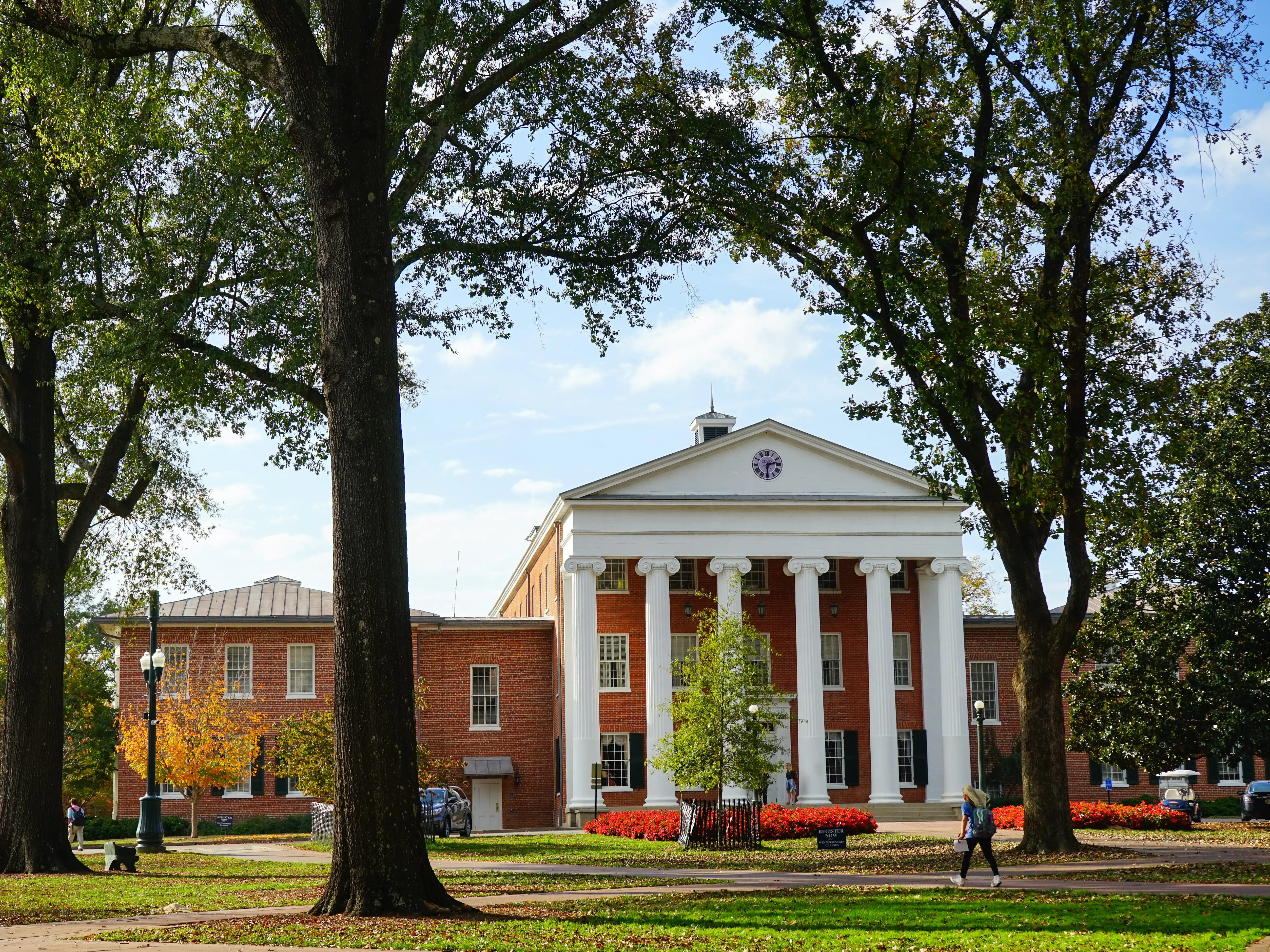 Oxford, MS / USA -11 10 2015:  University of Mississippi campus building