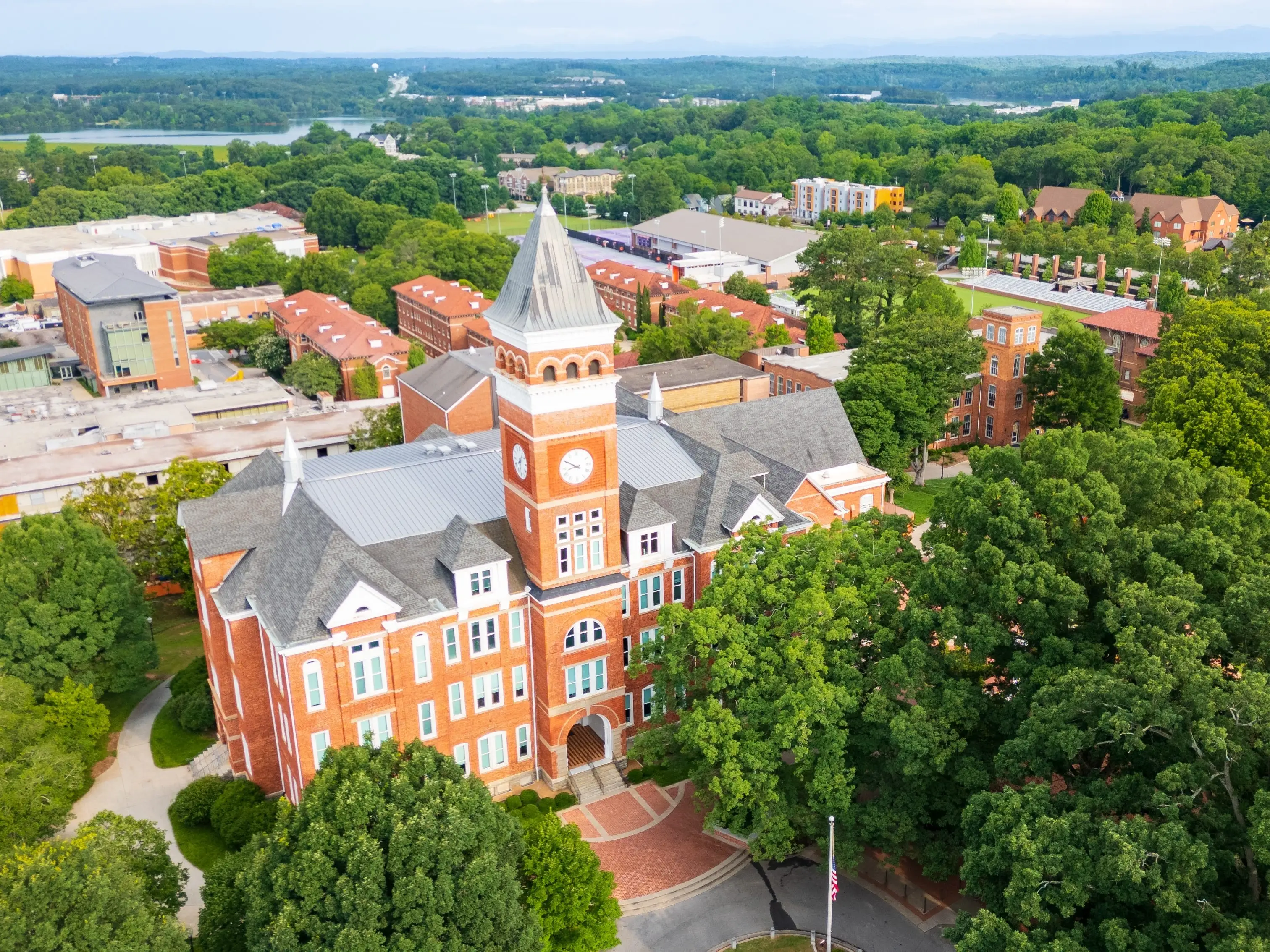 Clemson, SC - June 9, 2024: Tillman Hall on the Clemson University campus
