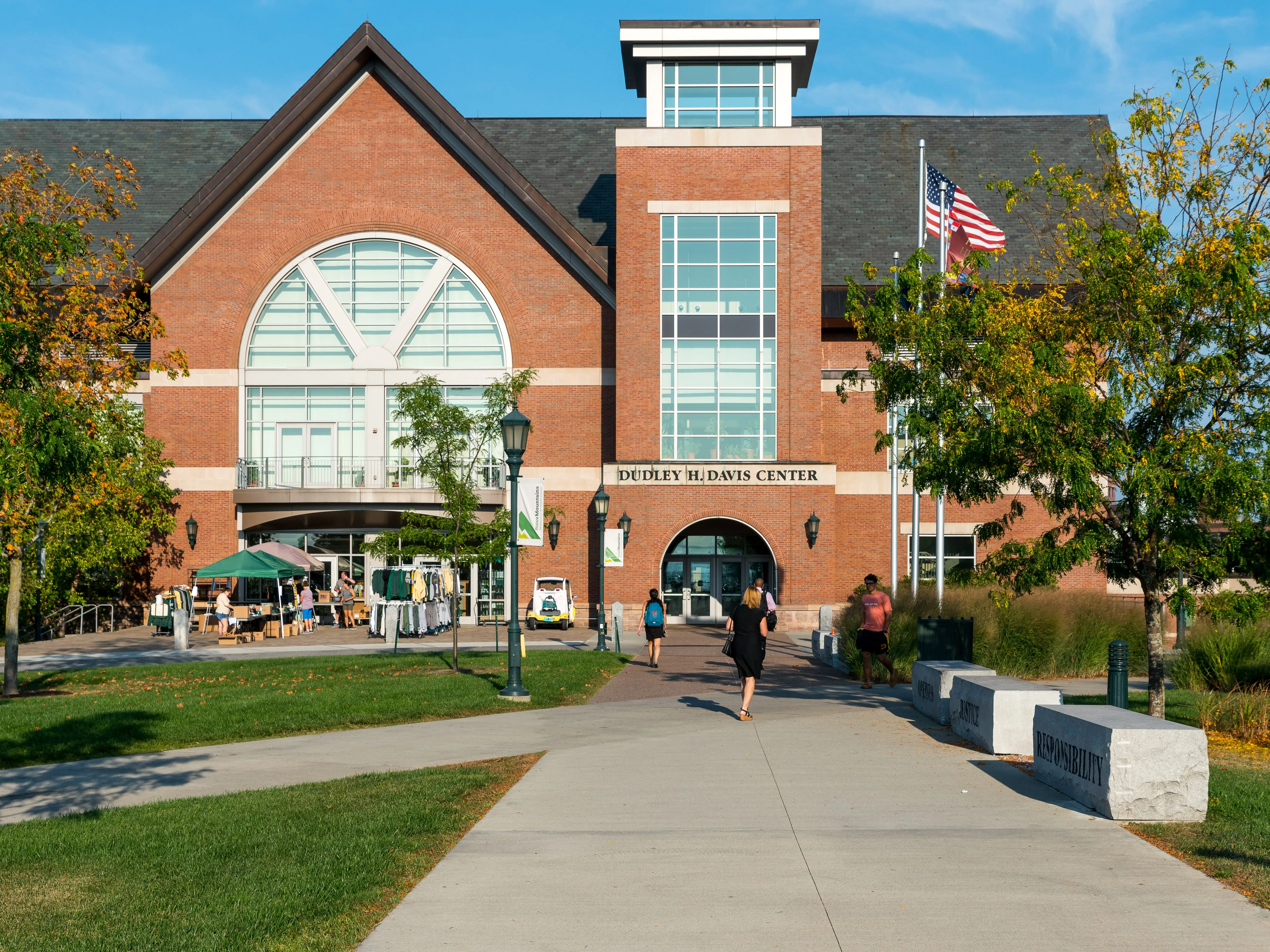 BURLINGTON, VT, USA, September 27, 2017 - University of Vermont Dudley H. Davis Center,  Burlington, VT.