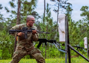 US Army Ranger School soldiers are fixing bayonets as they train for brutal future fights