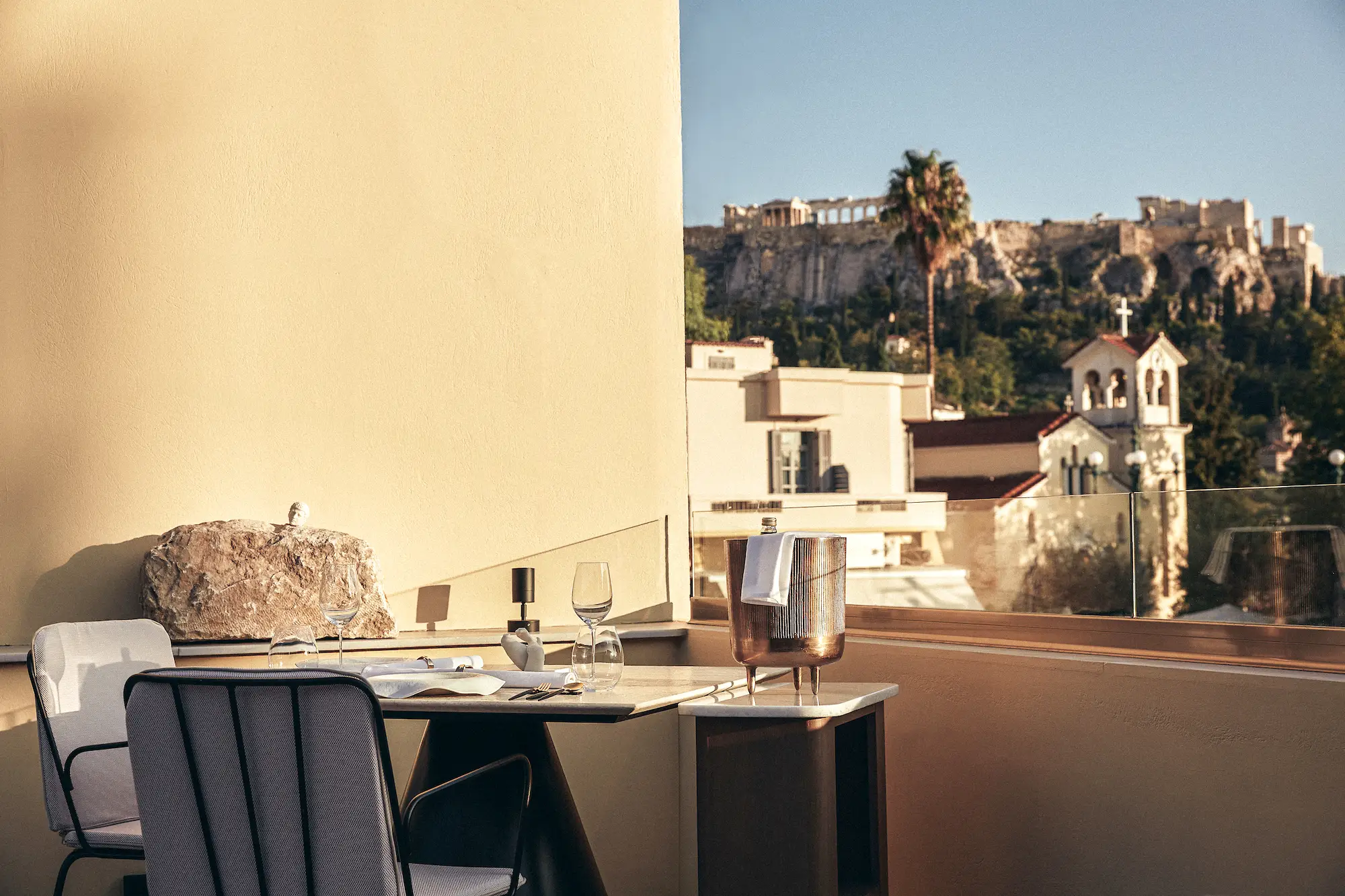 Acropolis views at the Makris Athens