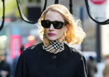 The Burberry scarf is so back
