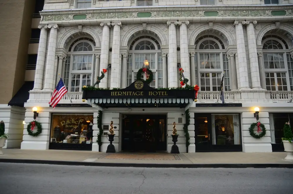 The Hermitage Hotel in Nashville, Tennessee.