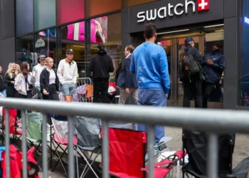 Audemars Piguet and Swatch’s new pocket watch collab has fans camping outside stores for days
