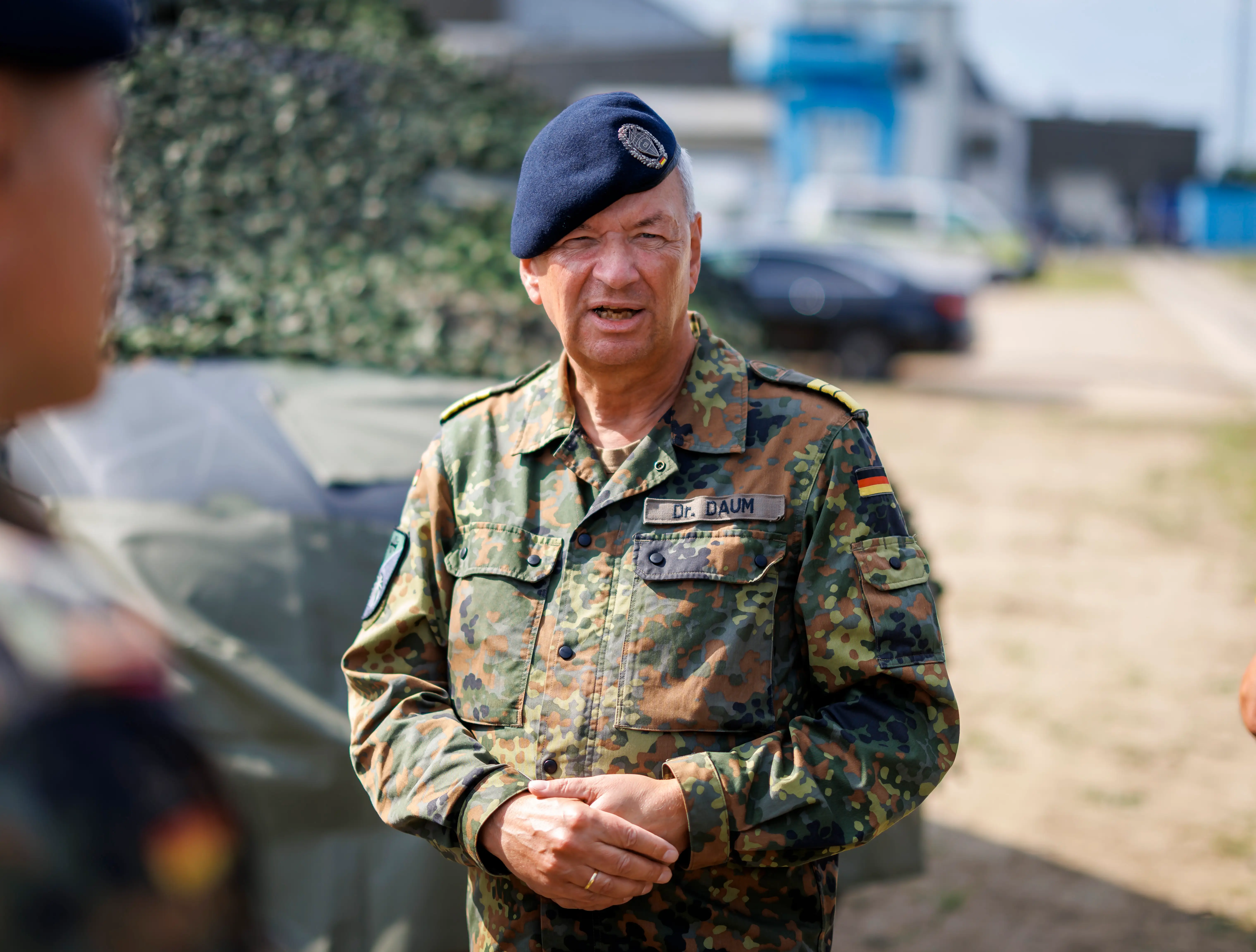 Vice Admiral Dr Thomas Daum, Chief of Cyber and Information Domain Service, on September 04, 2025 in Warnemuende, Germany.
