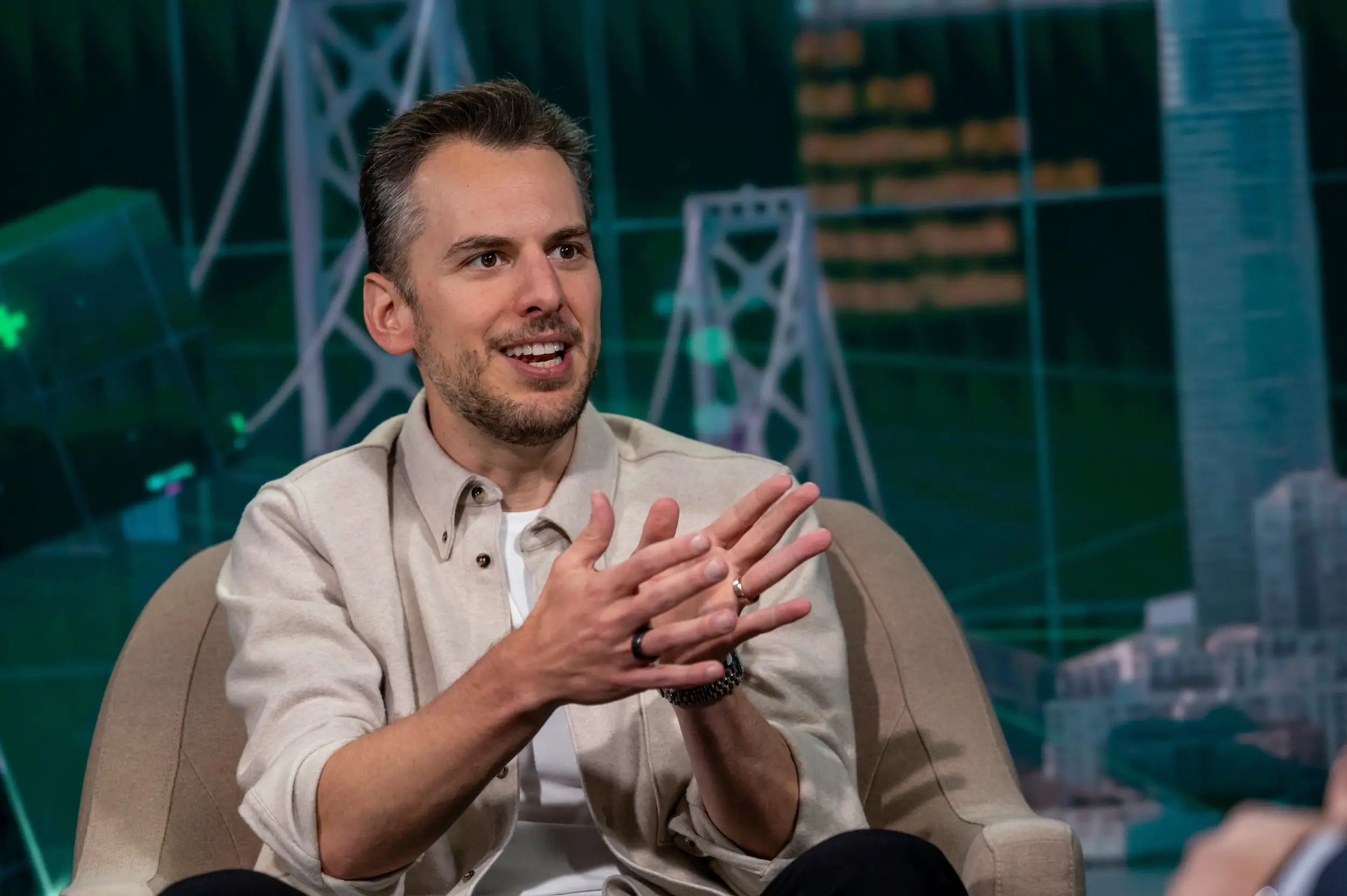 Anthropic Labs chief Mike Krieger speaks during an interview.