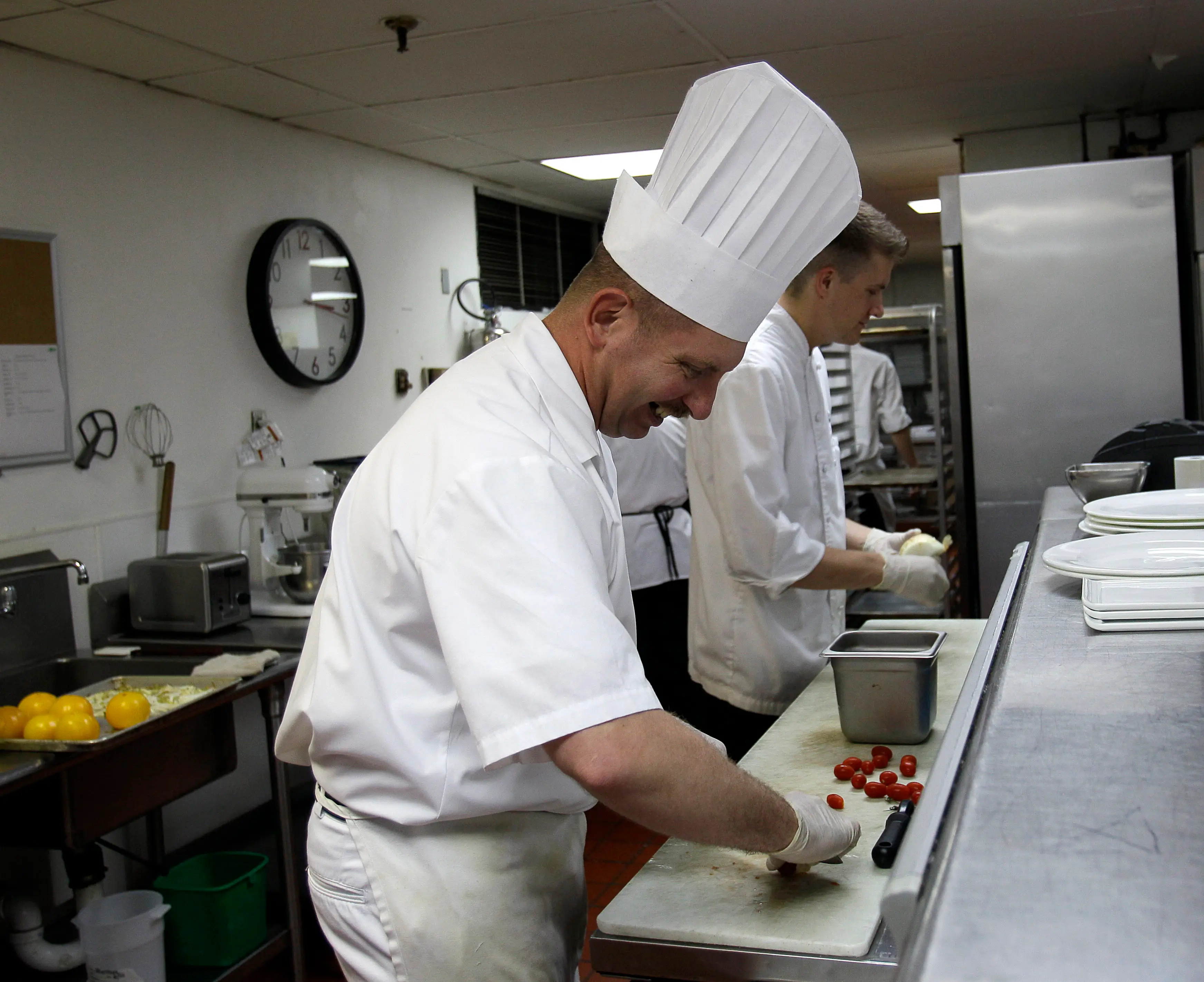 The kitchen of the Brown Hotel.