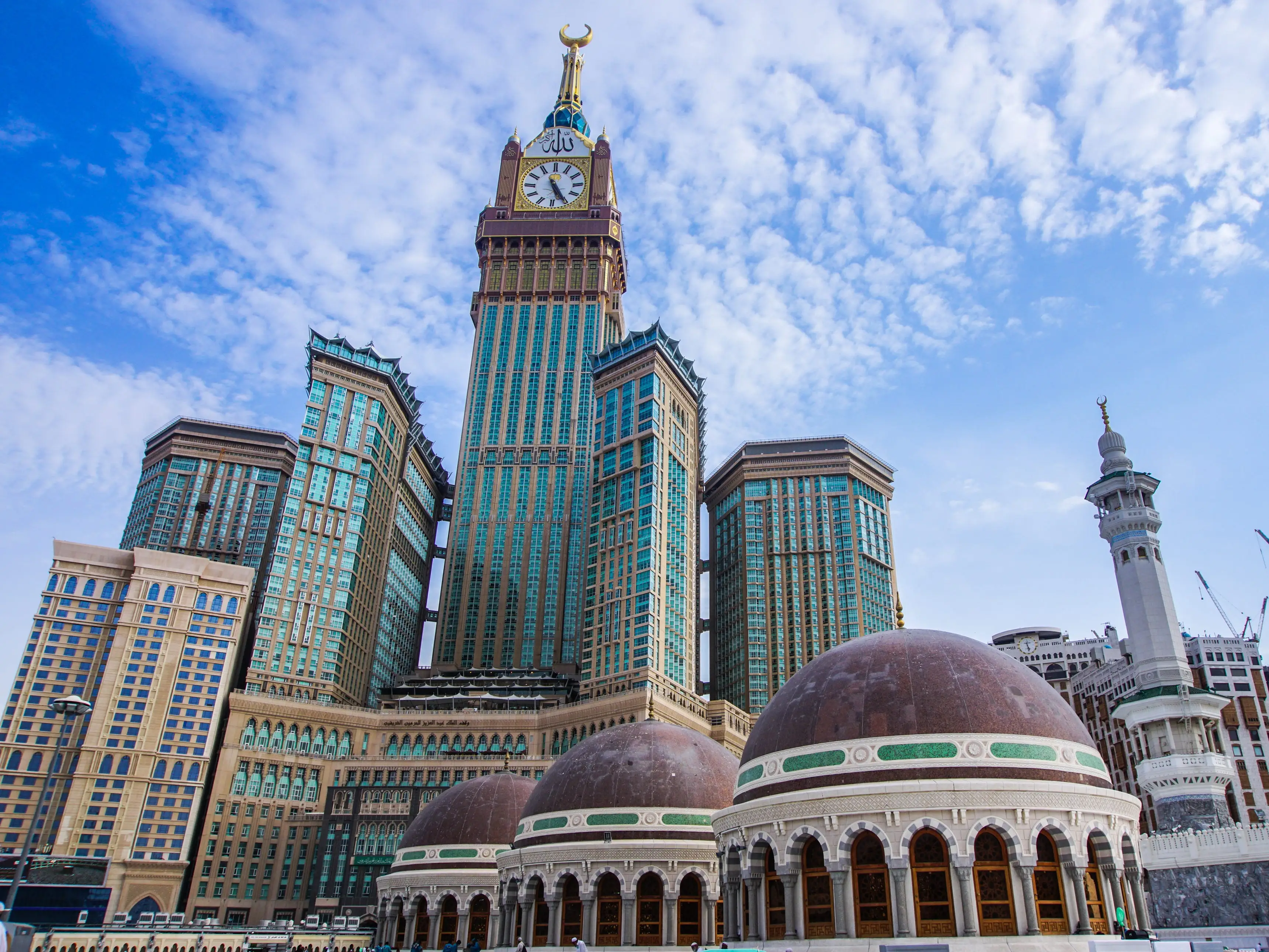 MECCA,SAUDI ARABIA-SEPTEMBER 24, 2019: Abraj Al Bait (Royal Clock Tower Mecca) in Mecca, Saudi Arabia.