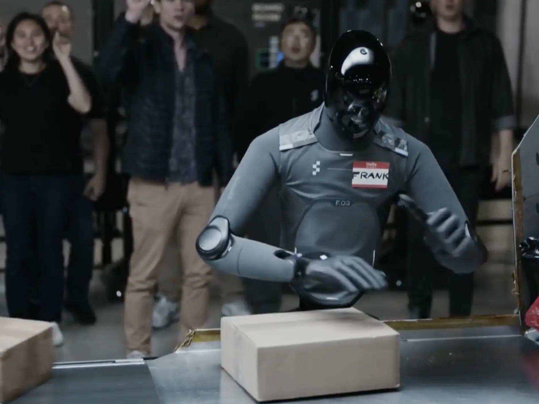 Humanoid sorting packages