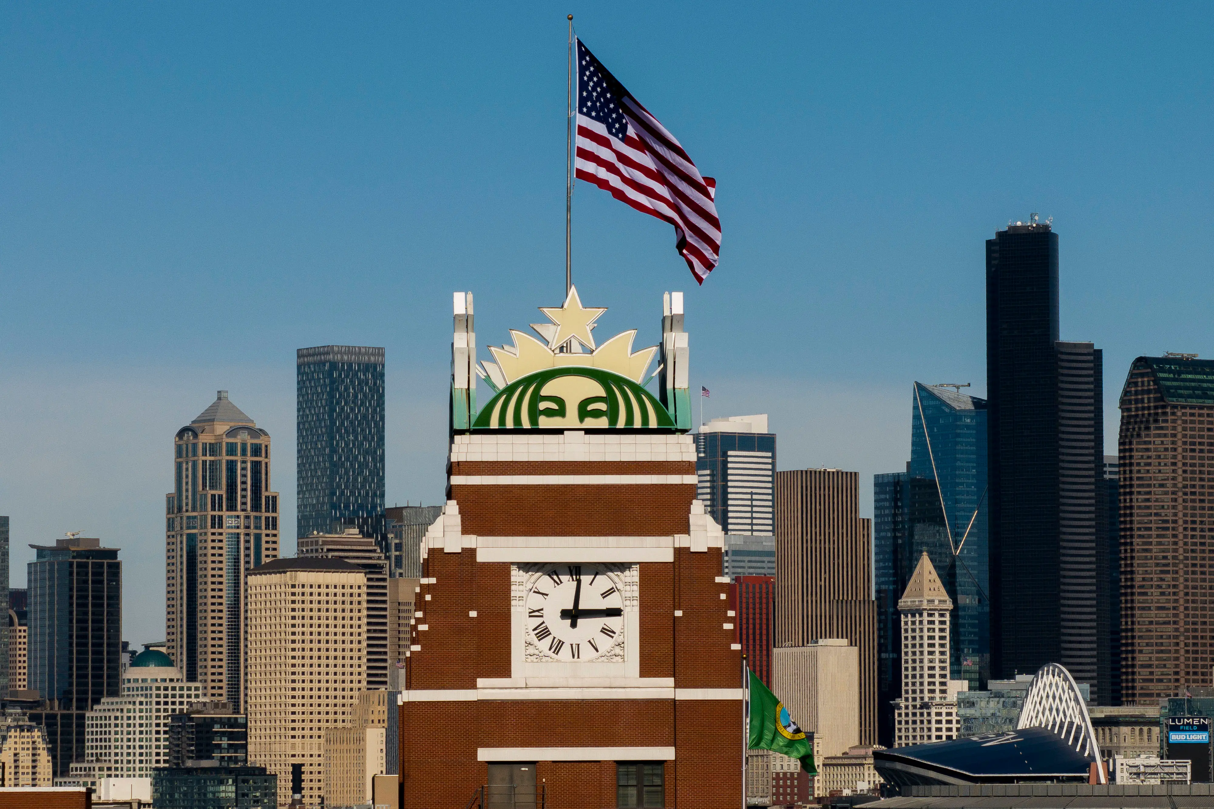 Starbucks' corporate headquarters in Seattle.