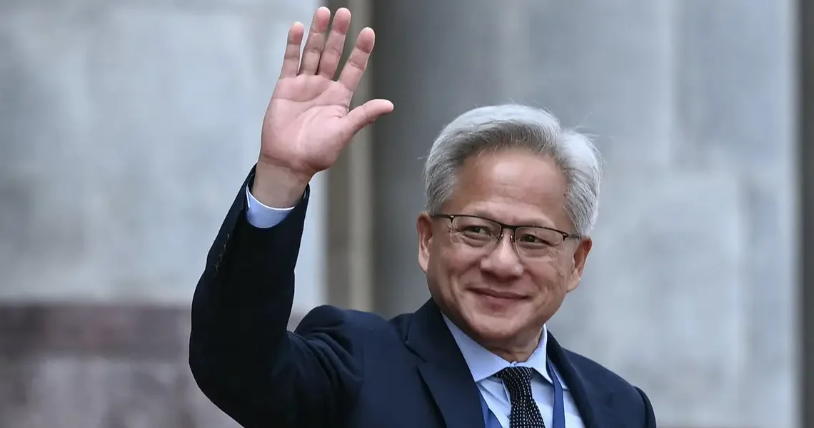 Jensen Huang made a very Jensen Huang pit stop during Trump’s China trip