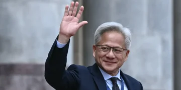 Jensen Huang made a very Jensen Huang pit stop during Trump’s China trip