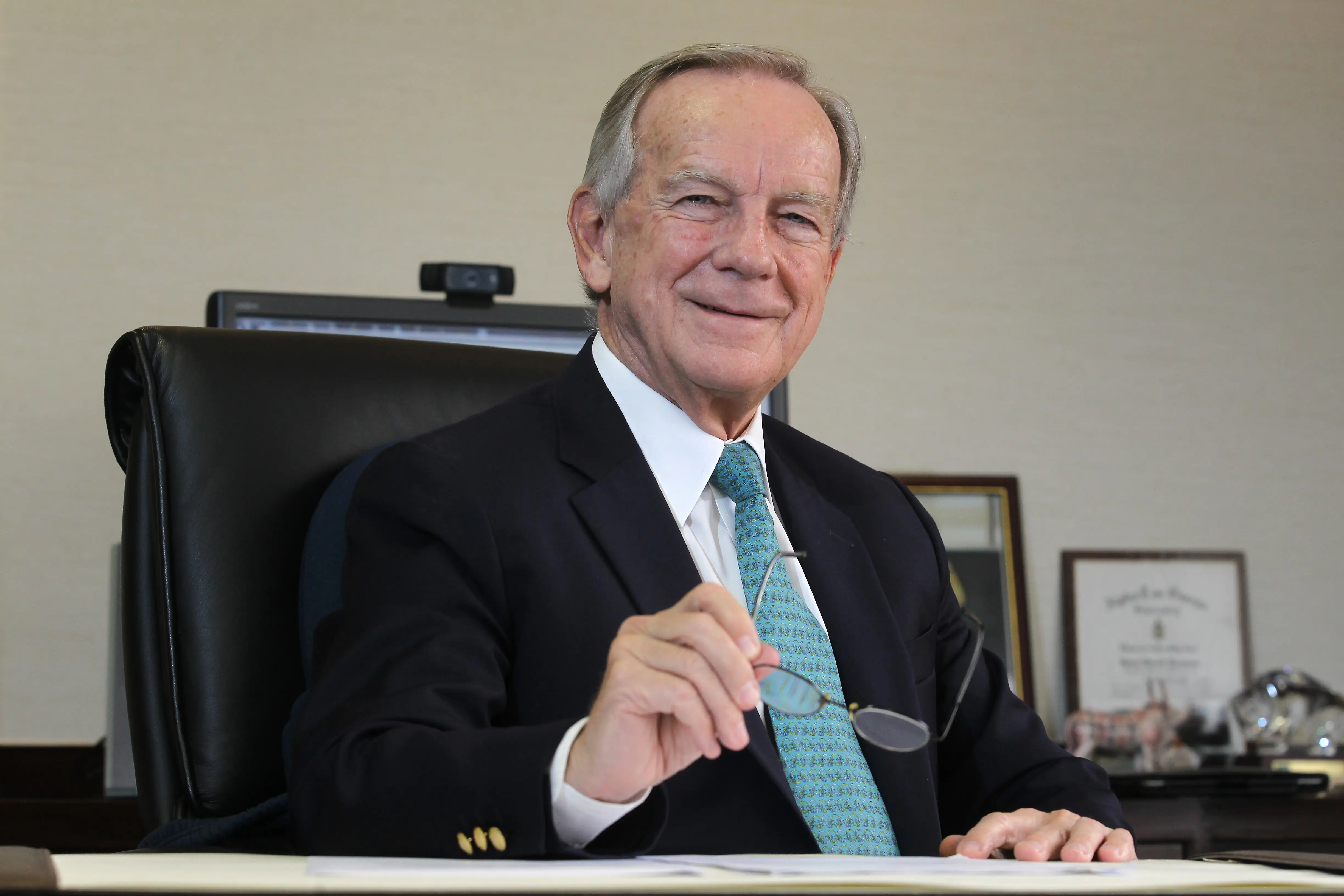 Jim Thompson is the billionaire founder and chairman of Crown Worldwide.