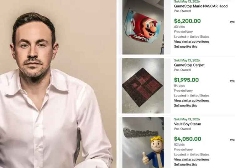 Ryan Cohen’s eBay stunt earned him $168K. His top sale was a Halo Master Chief statue.