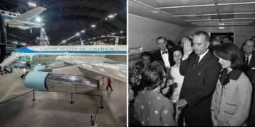 Inside the Air Force One plane used by 8 presidents, where Lyndon B. Johnson was sworn in after JFK’s assassination