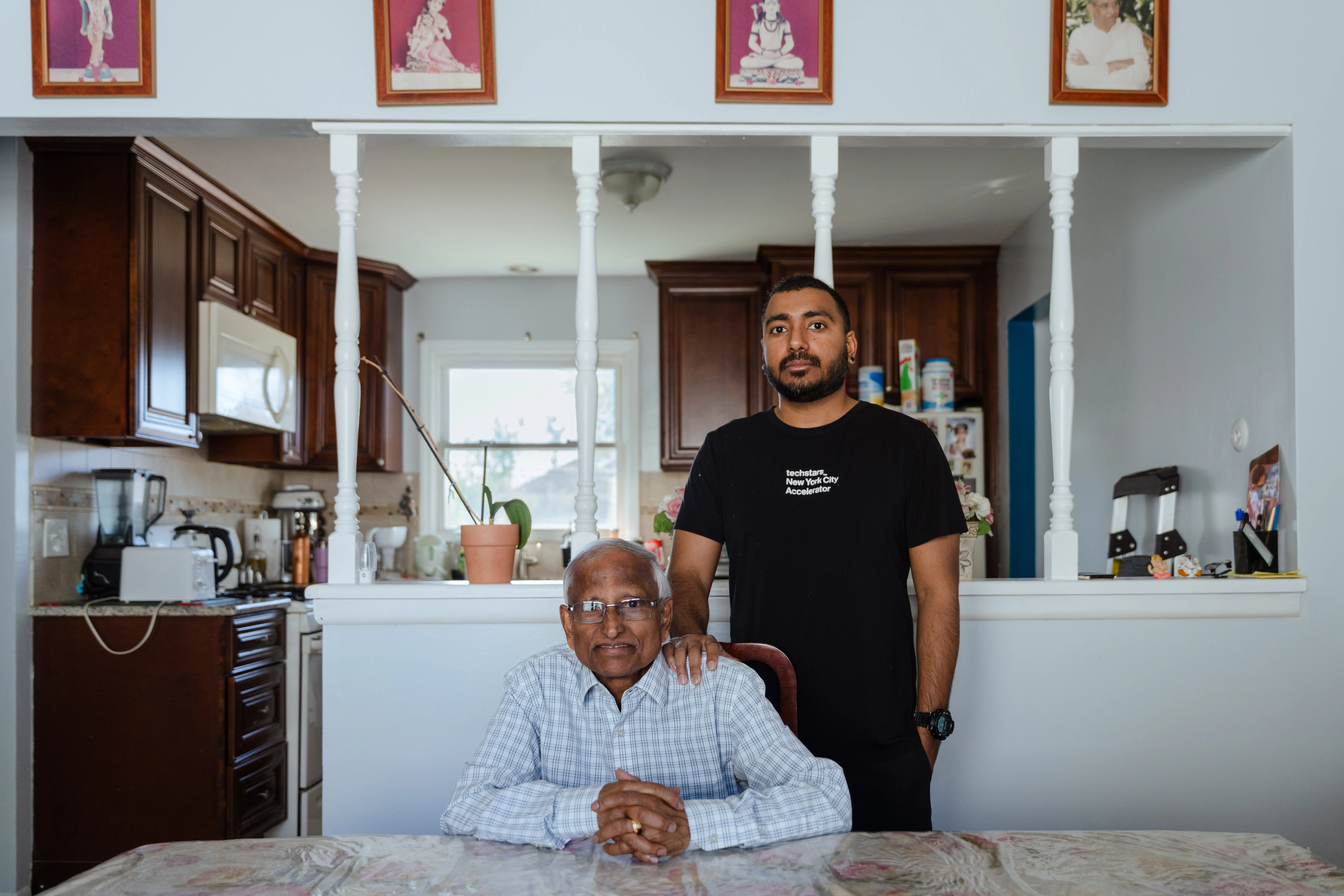 Pratik Desai and his father