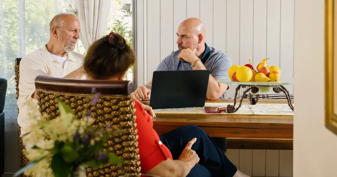 They struggled to care for their aging parents with dementia and cancer. They built what they needed themselves.
