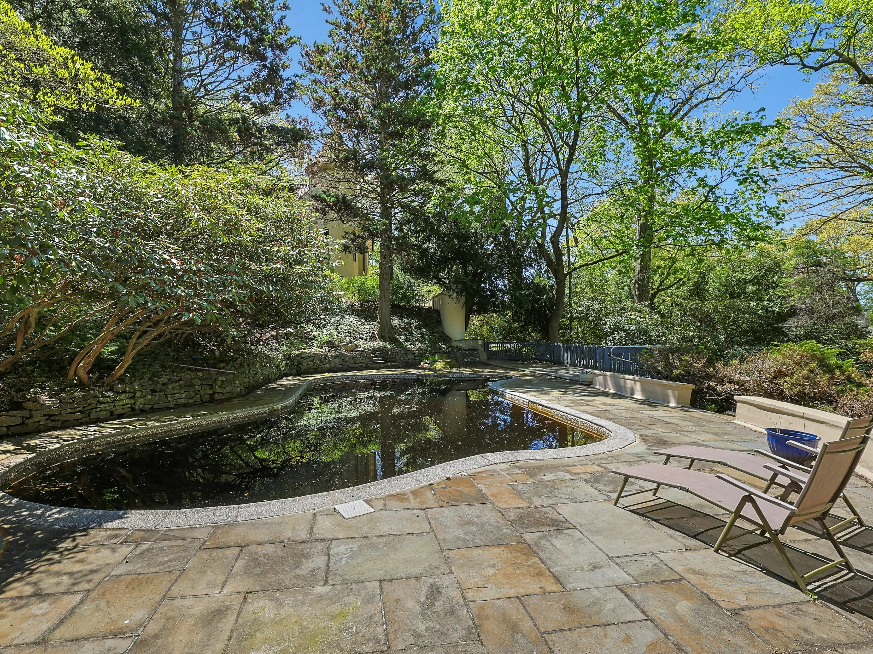 In-ground pool at Villa Keen.