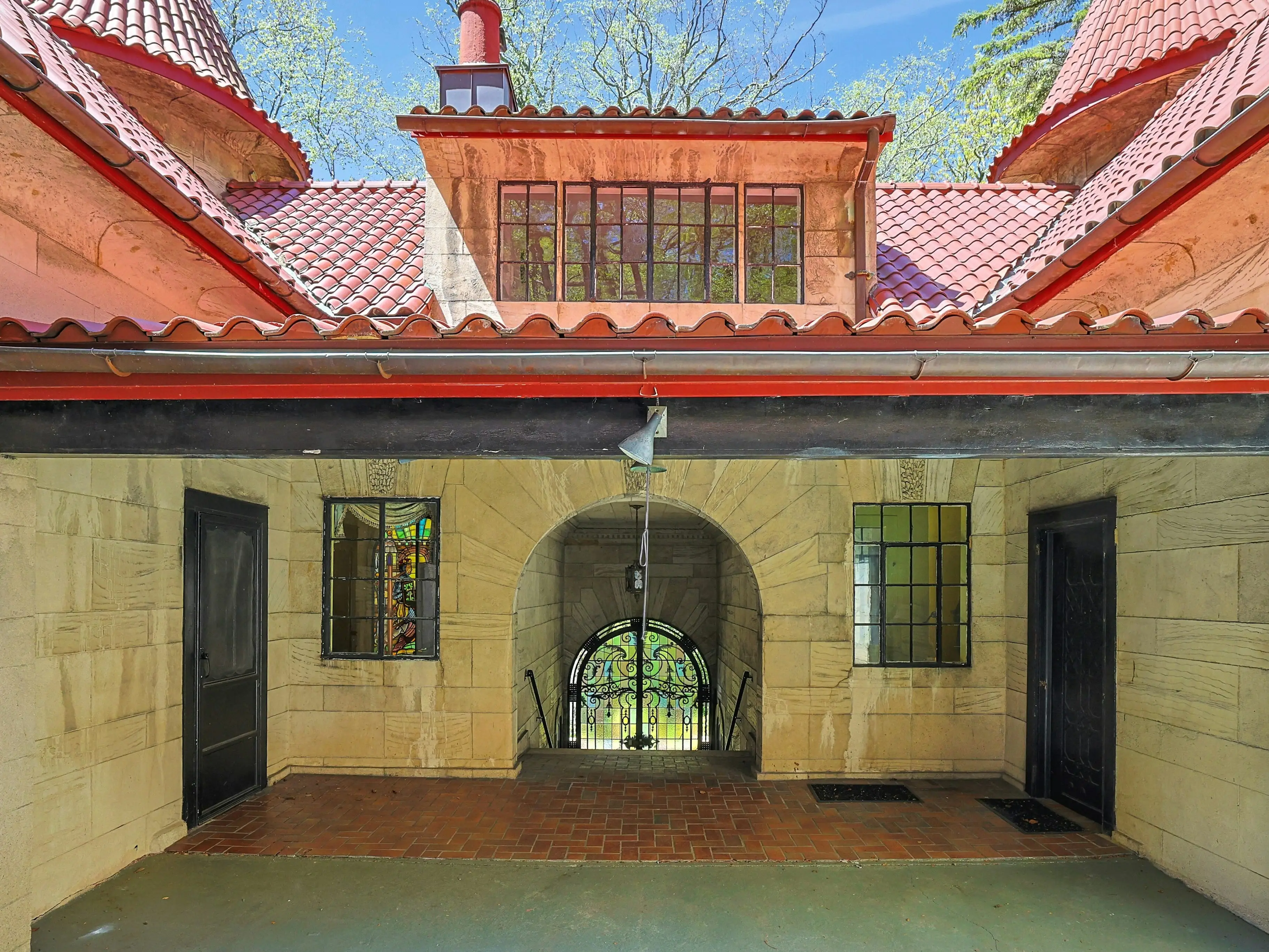 View from Villa Keen's courtyard