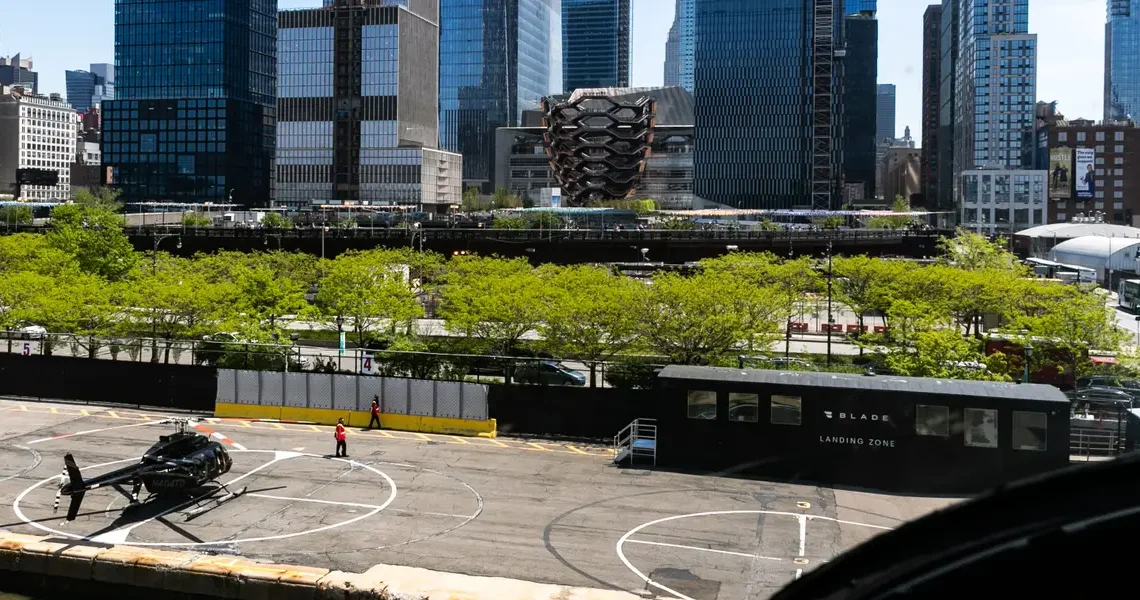A flying taxi company faces its first big test in New York after a commuter train strike leaves people stranded