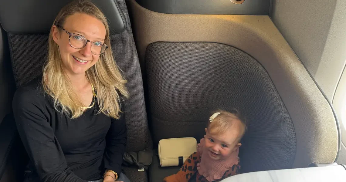 We spent 14 hours in Qatar Airways’ Qsuites with our baby. It’s easy to see why it’s the ‘world’s best’ business class.