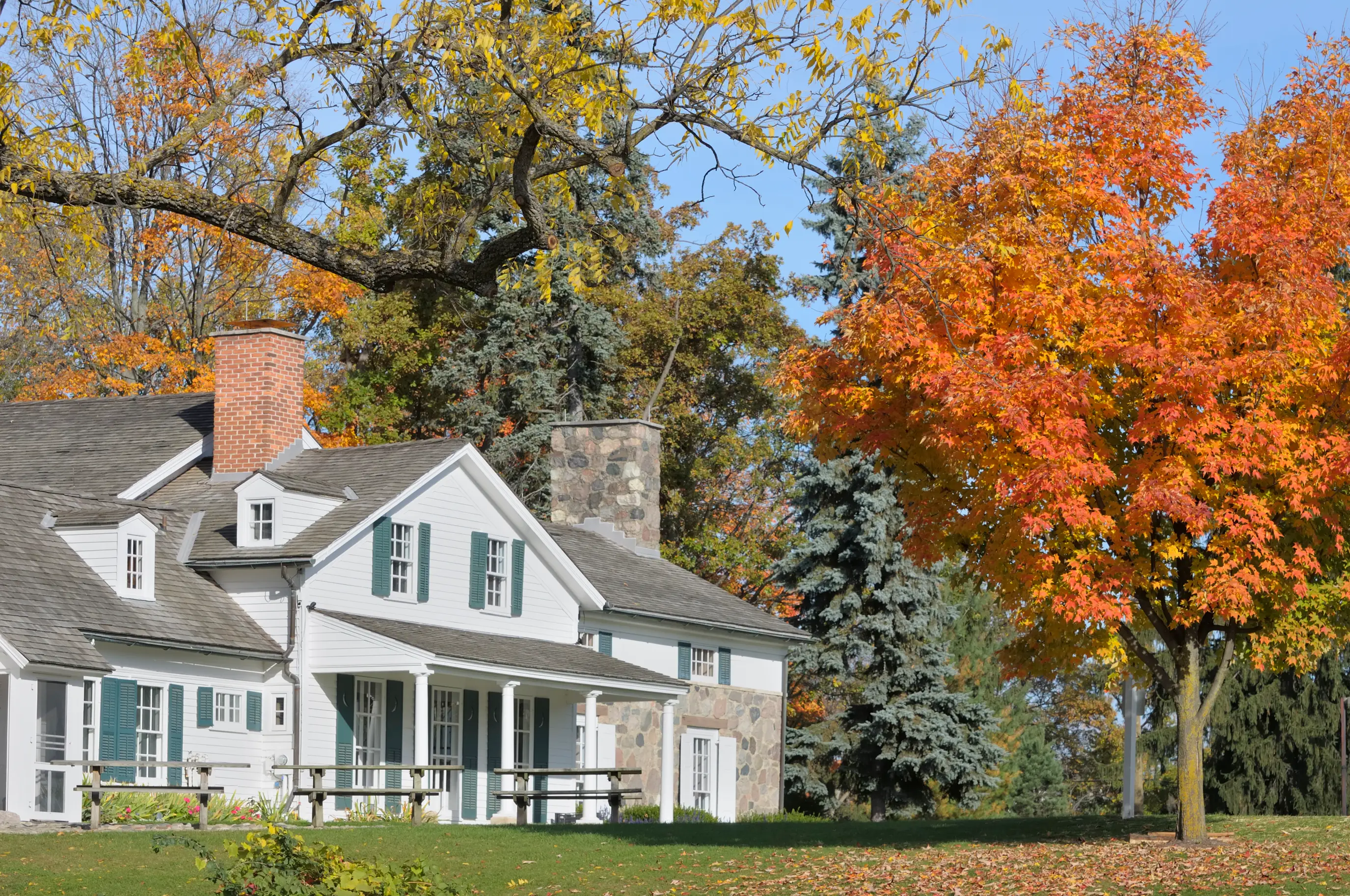 A farmhouse in Michigan.