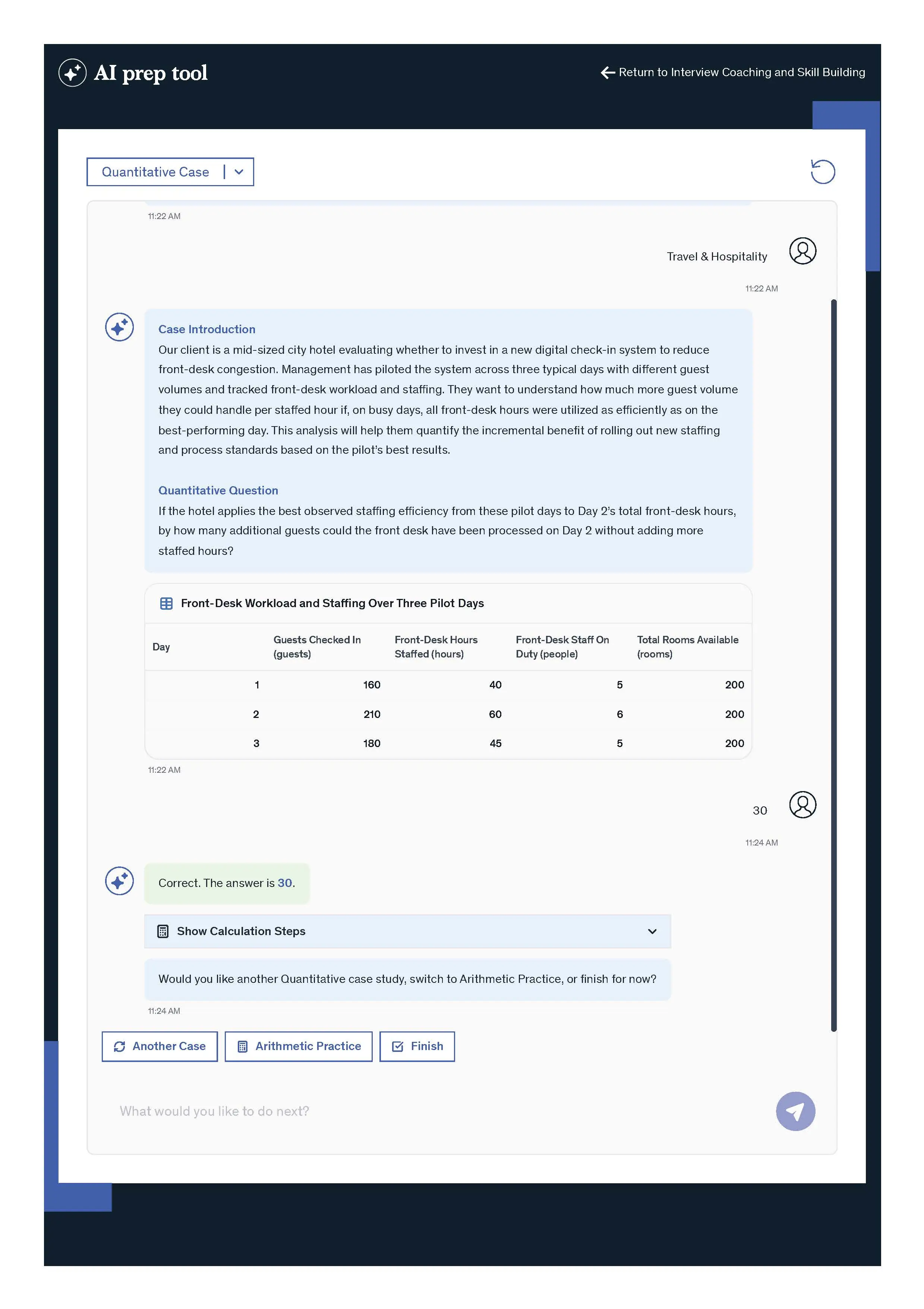 McKinsey AI prep tool