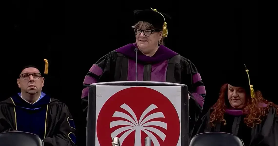 College students boo after a ‘new AI system’ misses names during graduation ceremony