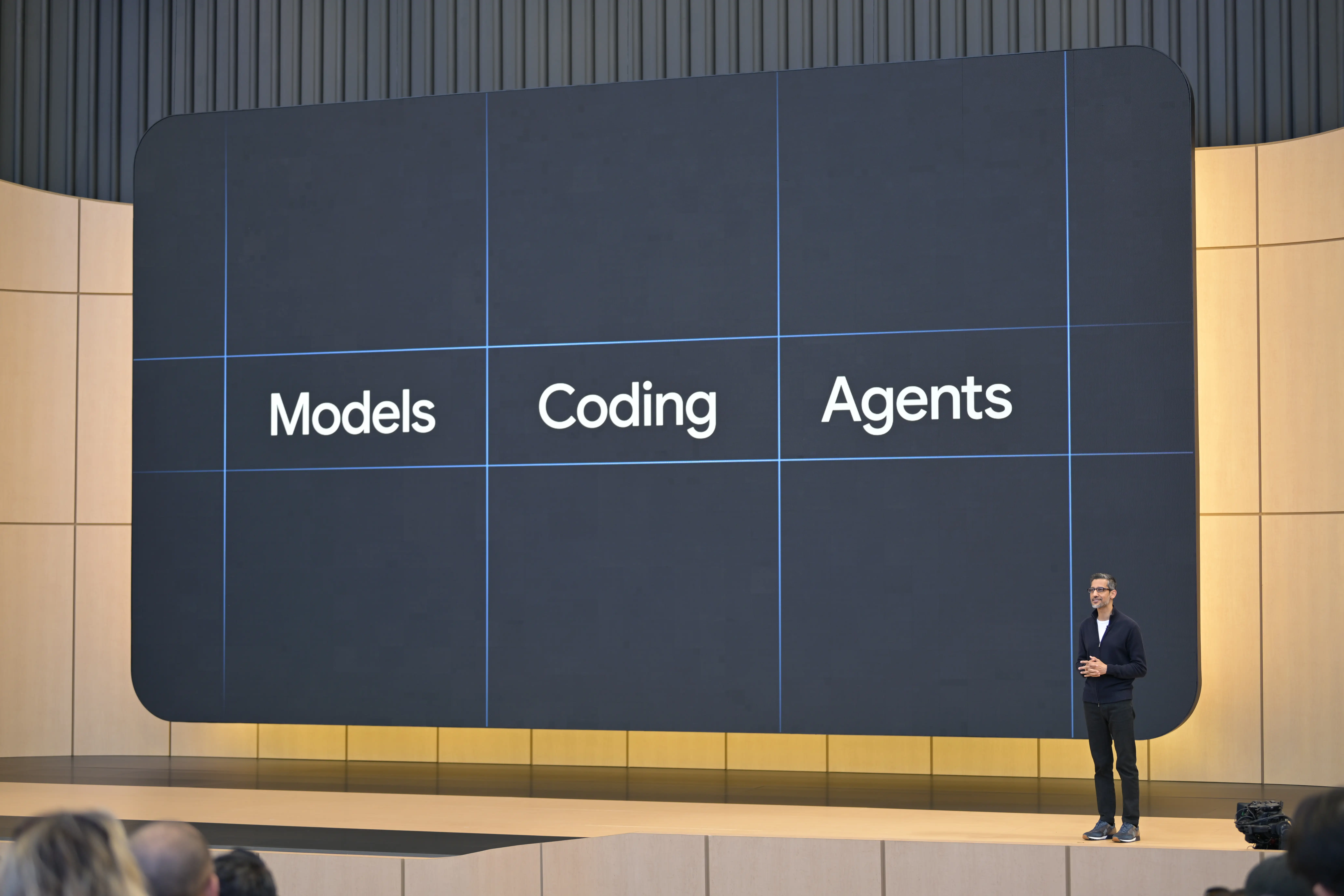 Alphabet CEO Sundar Pichai at Google I/O 2026.