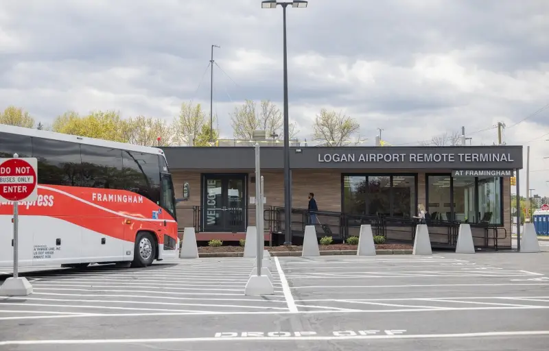 The remote terminal near Boston.