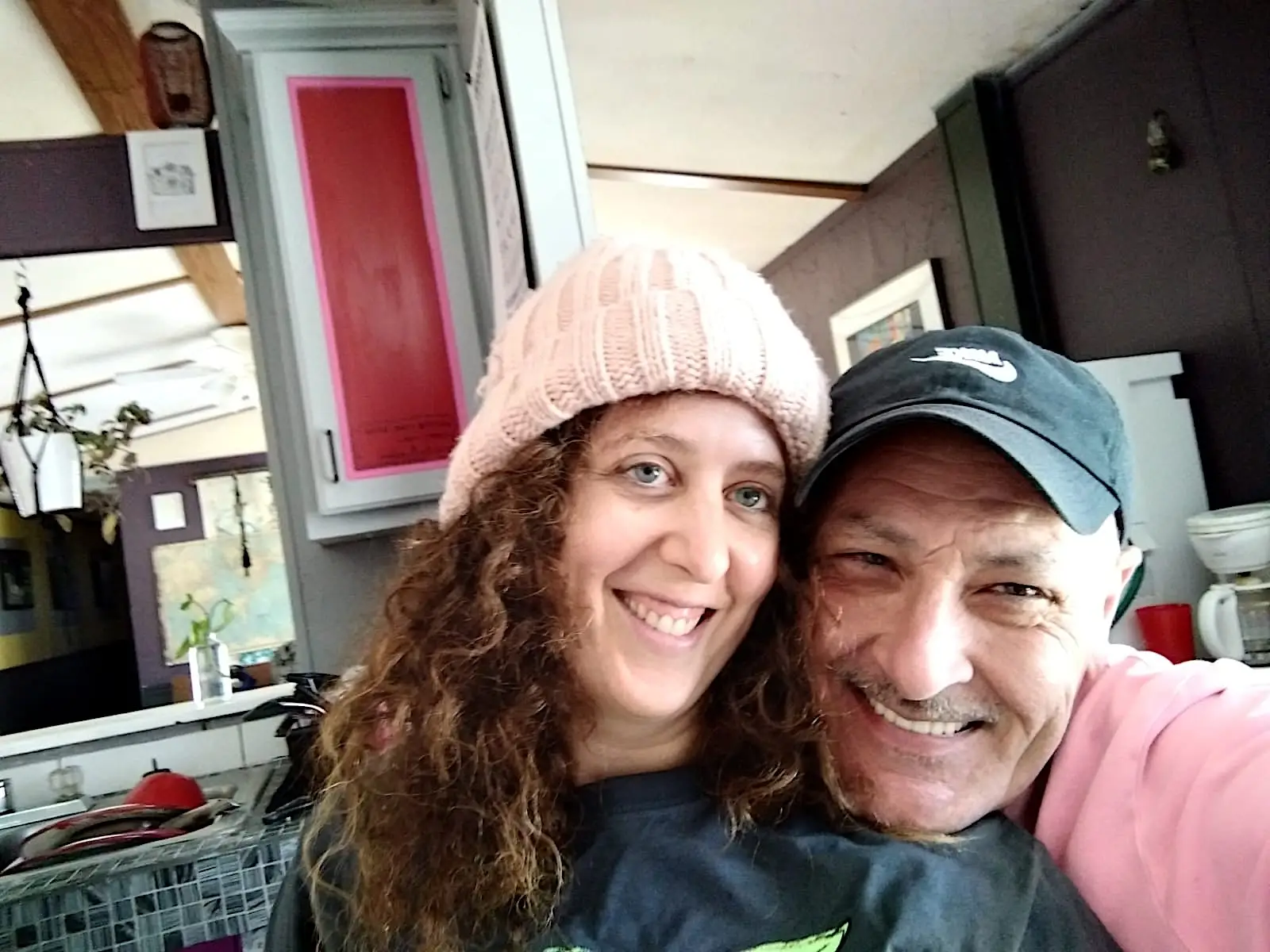 The author and her husband