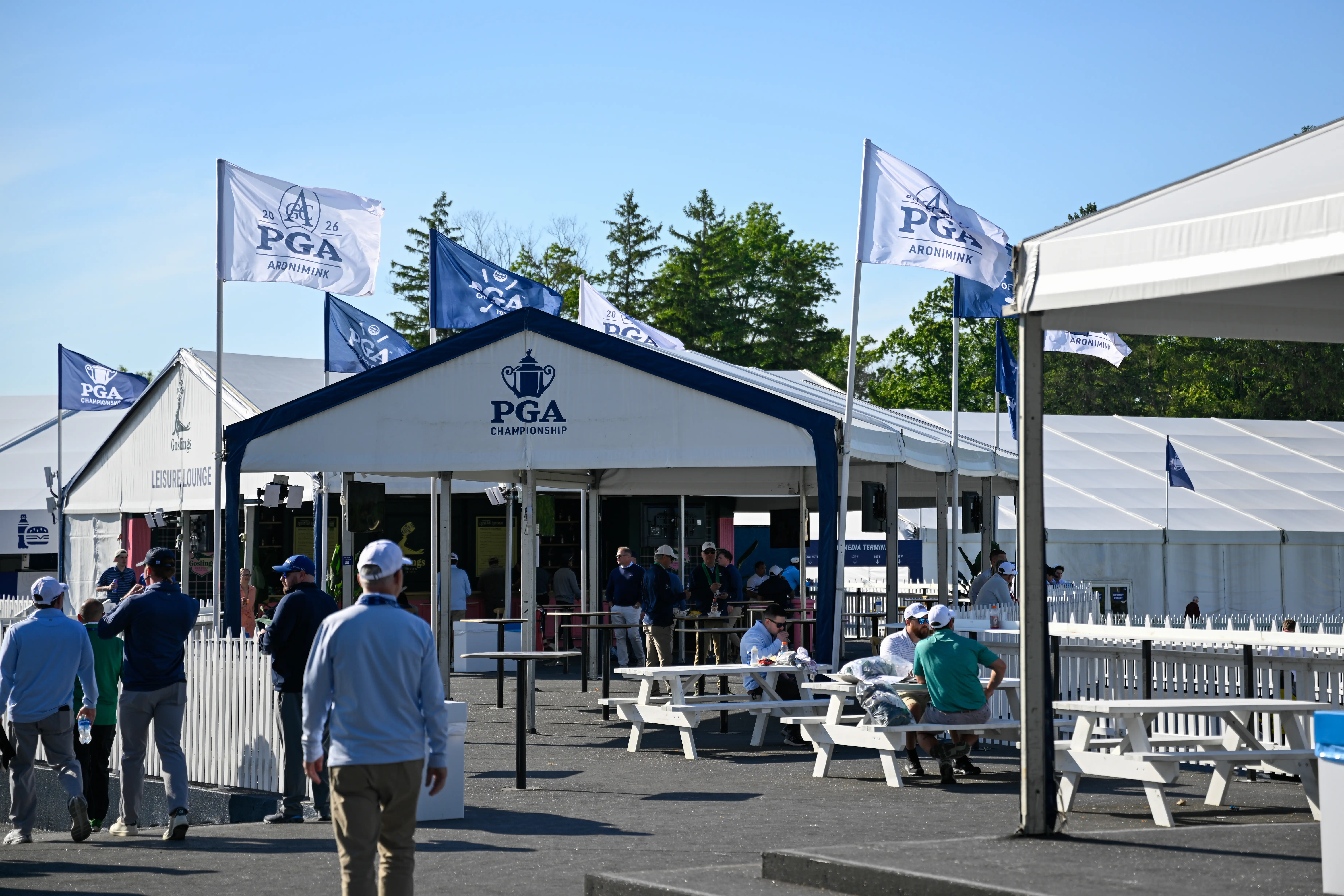 A view of the hospitality amenities at PGA Championship.