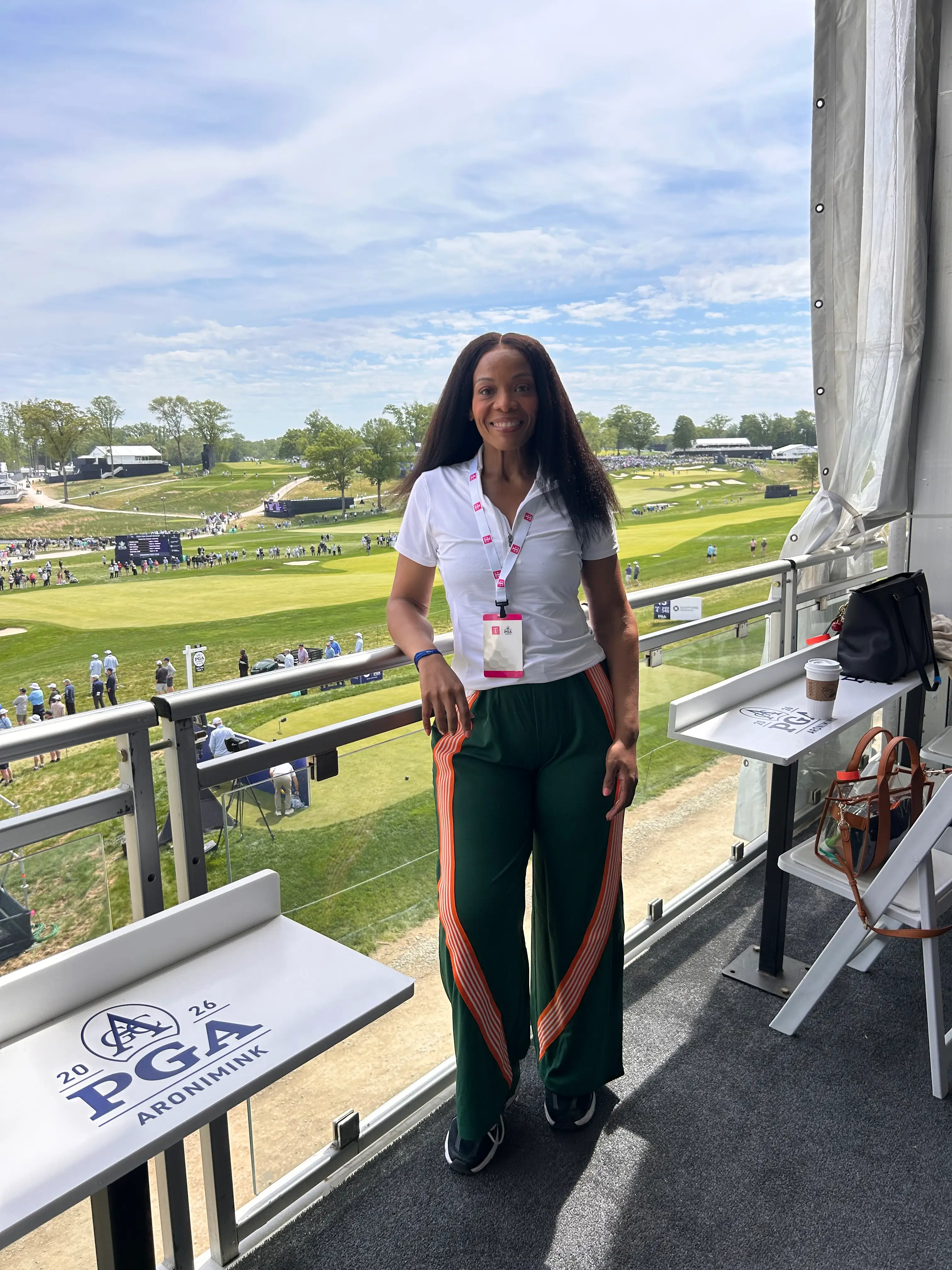 Kimberly Wilson at the PGA Championship.