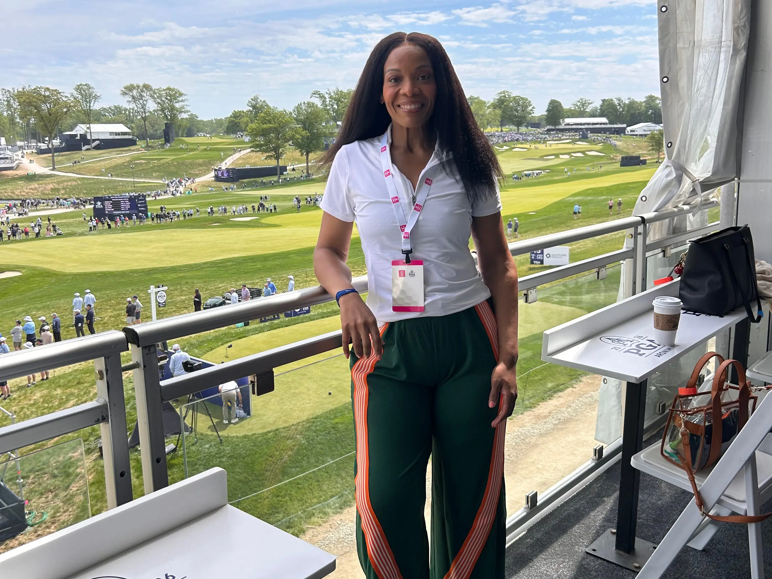 Kimberly Wilson at the PGA Championship.