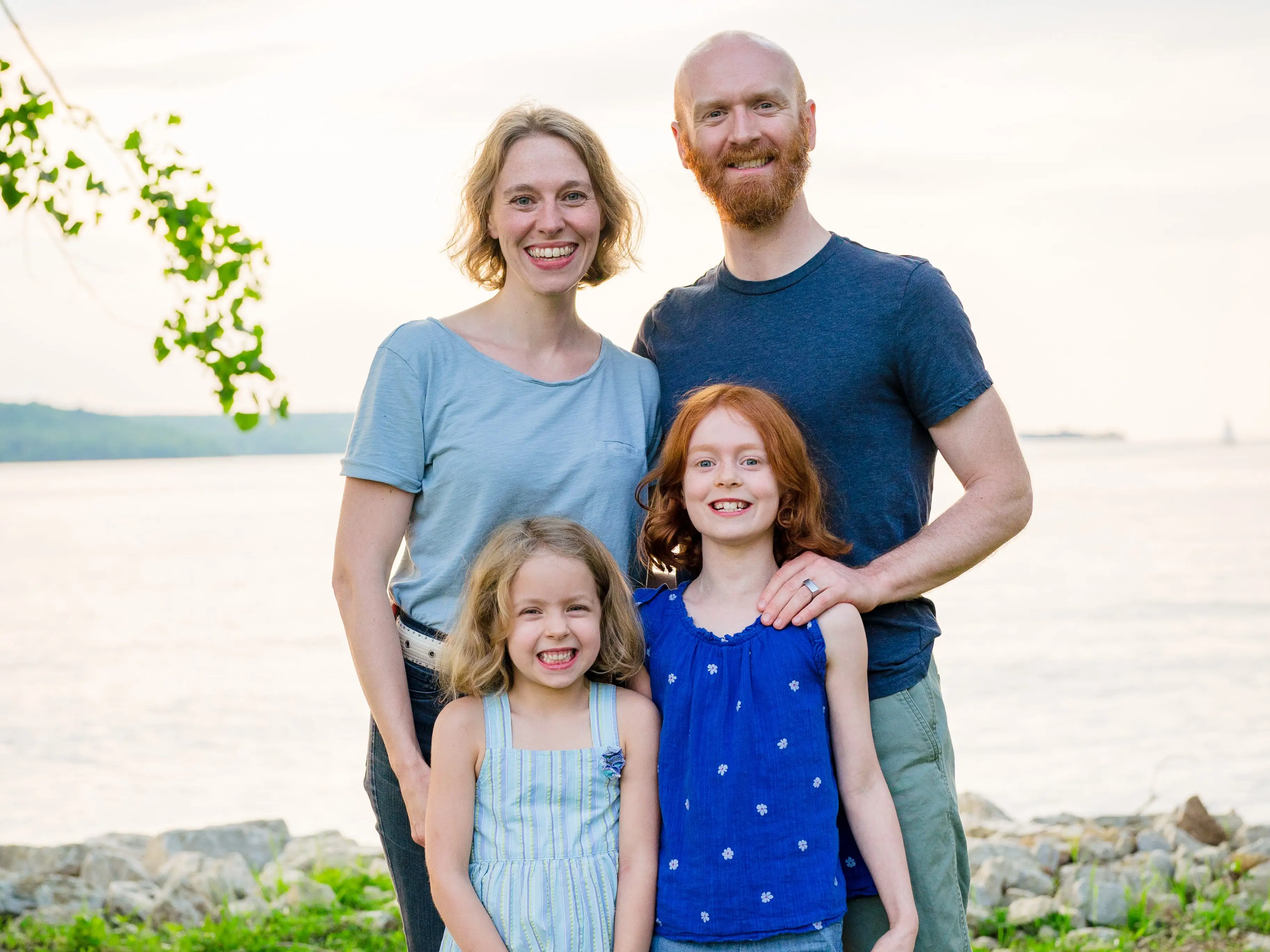 Kristin Howard with her family.