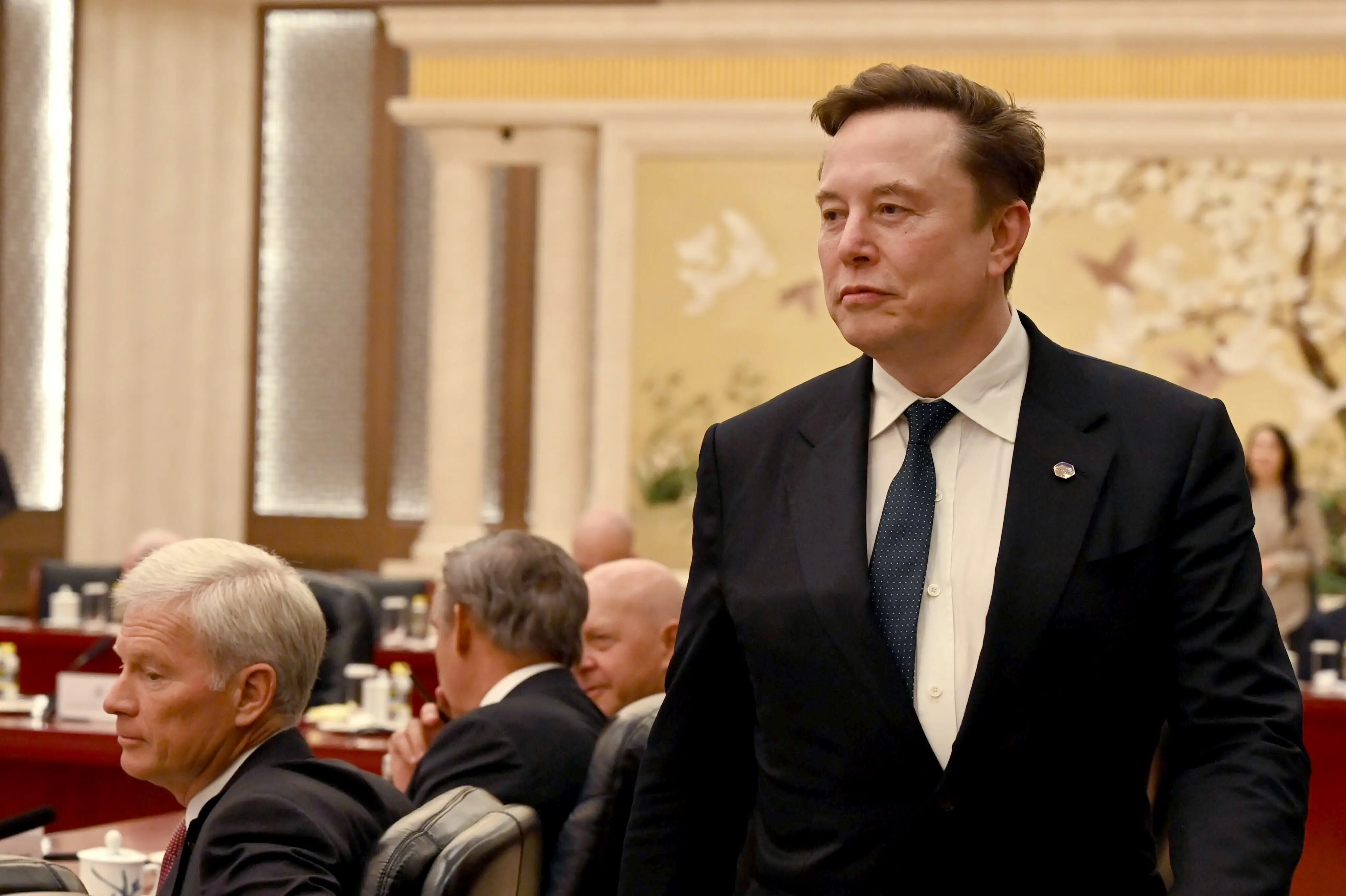 Elon Musk in China.