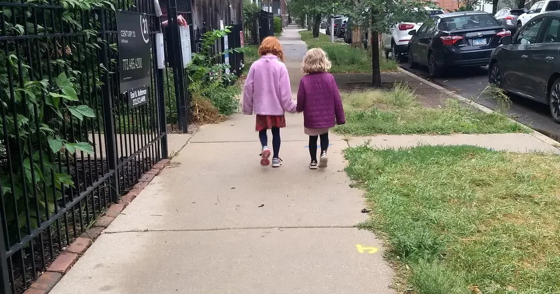 I wanted my daughters to be independent. They carried ‘kid licenses’ so adults wouldn’t be concerned.