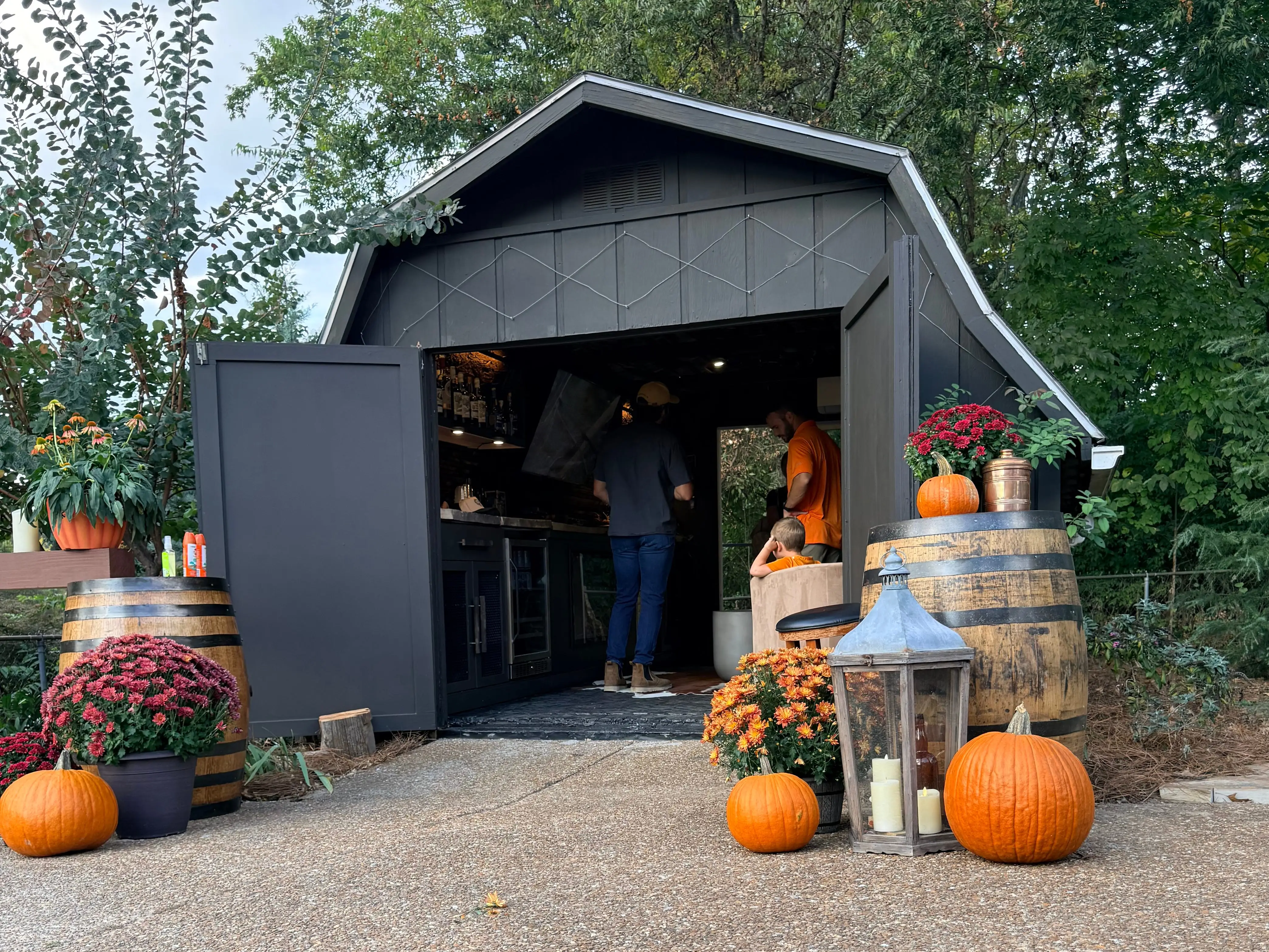 The exterior of Tyler Graham's man cave.