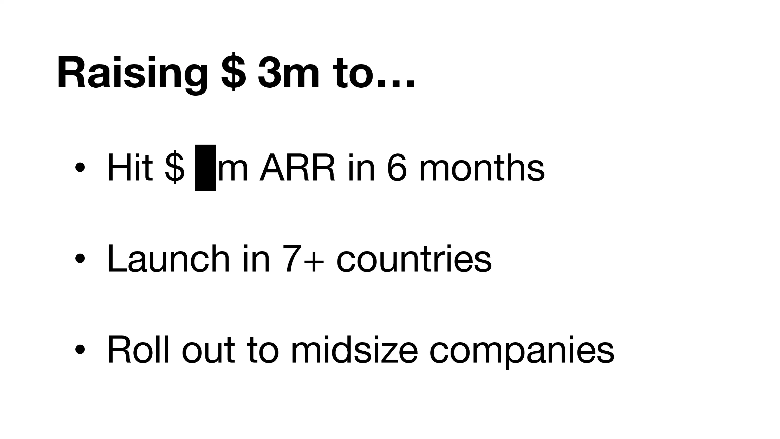 A slide from a pitch deck.