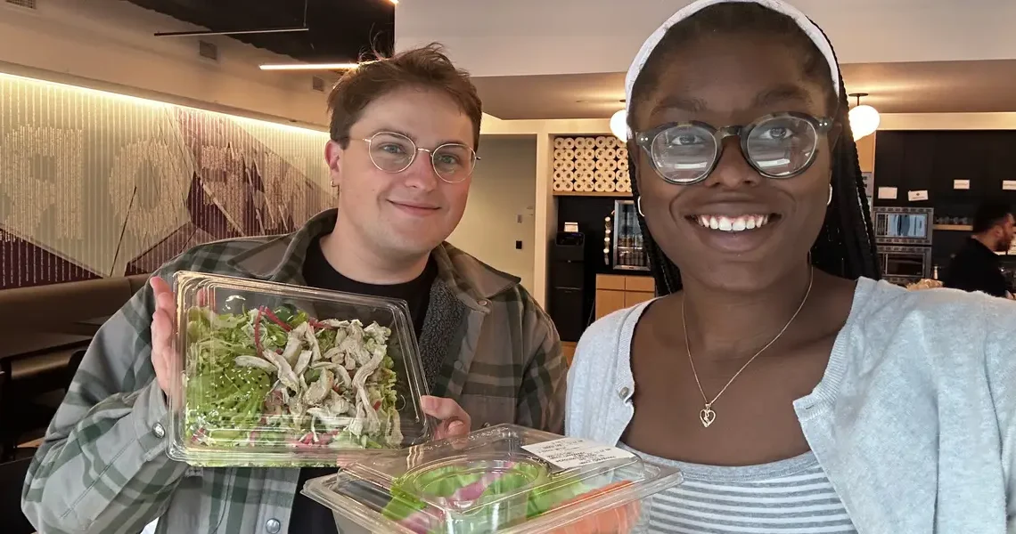 We spent $95 on lunch for 2 from Goop Kitchen. It tasted as healthy as we expected.